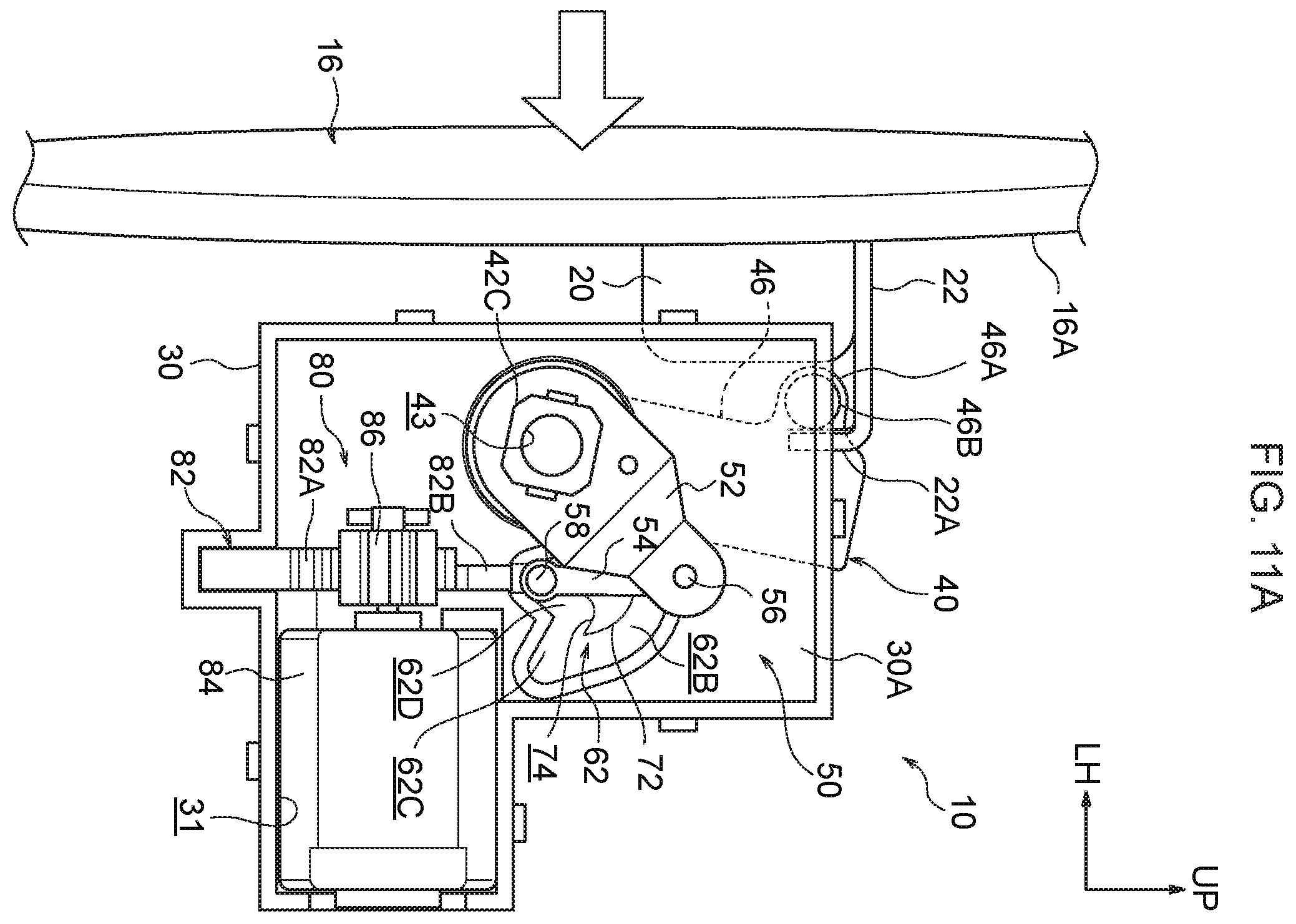 Patent US12134315 Figure 12 – Fuel lid opener