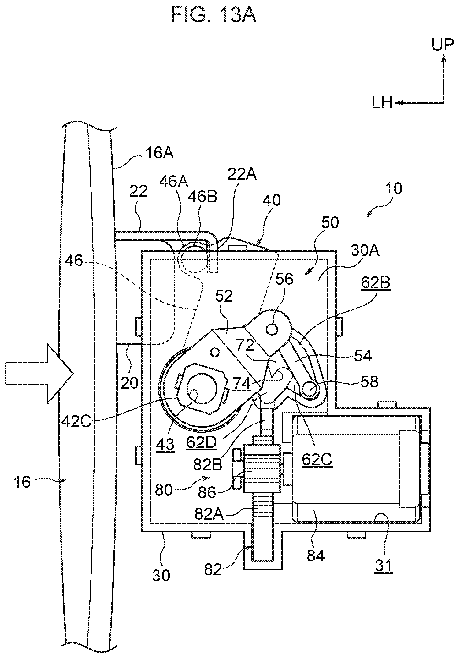 Patent US12134315 Figure 16 – Fuel lid opener