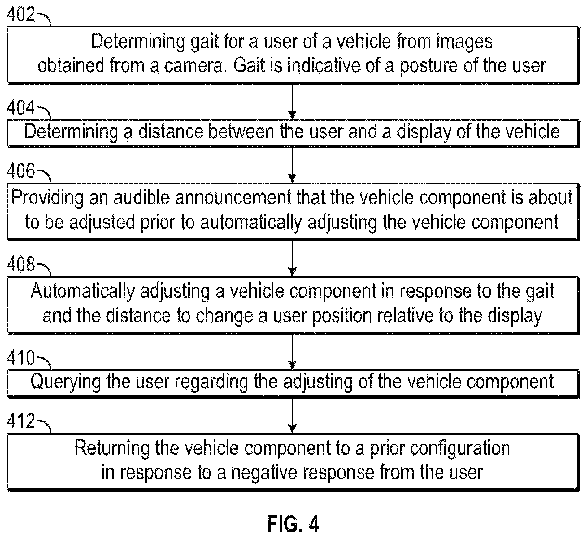 Patent US12134318 Figure 4 – Guided driver positioning systems and methods