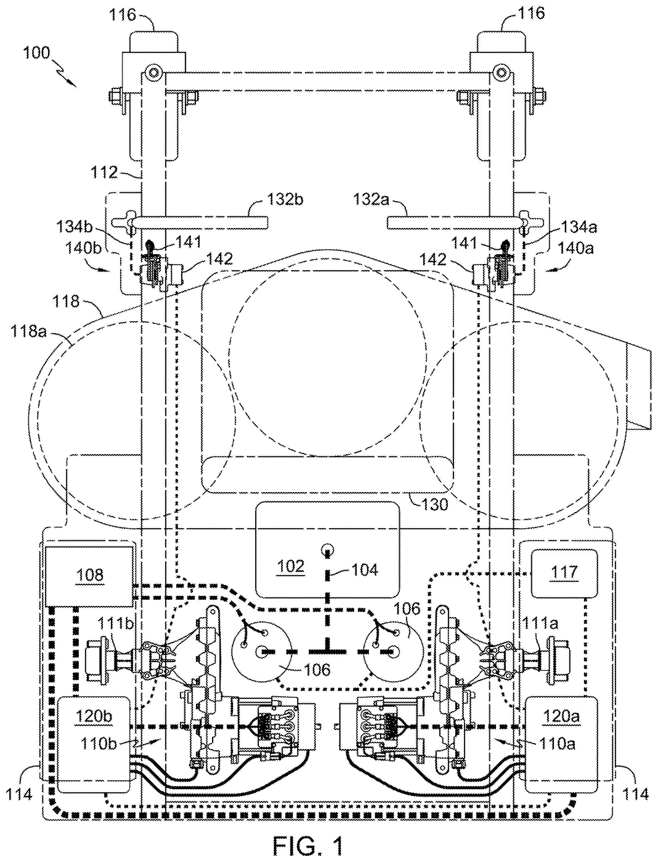 Patent US12134319 Figure 1 – Automatic performance learning system for utility vehicles