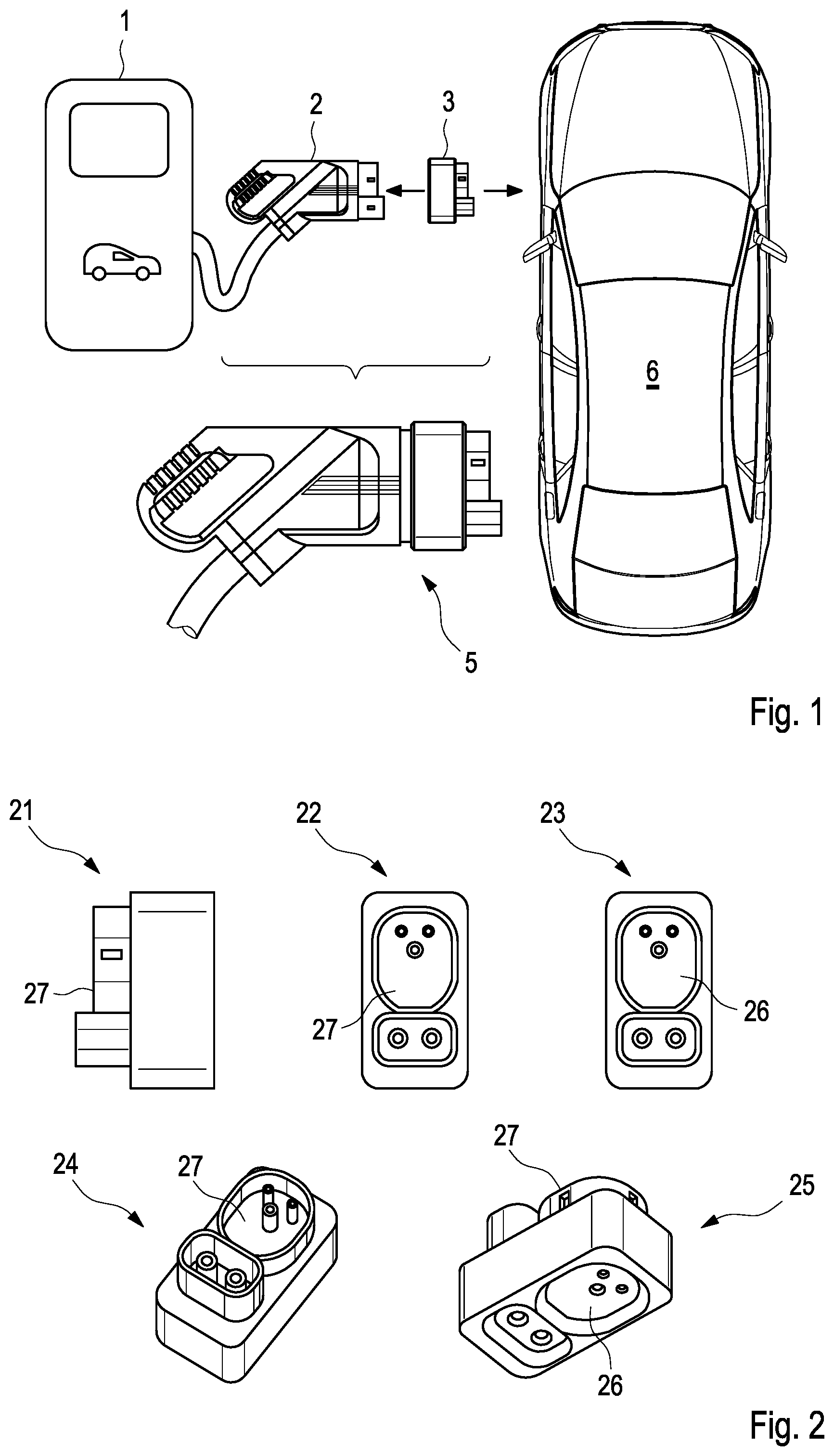 Patent US12134327 — Function extension module for charging stations — Figure 1