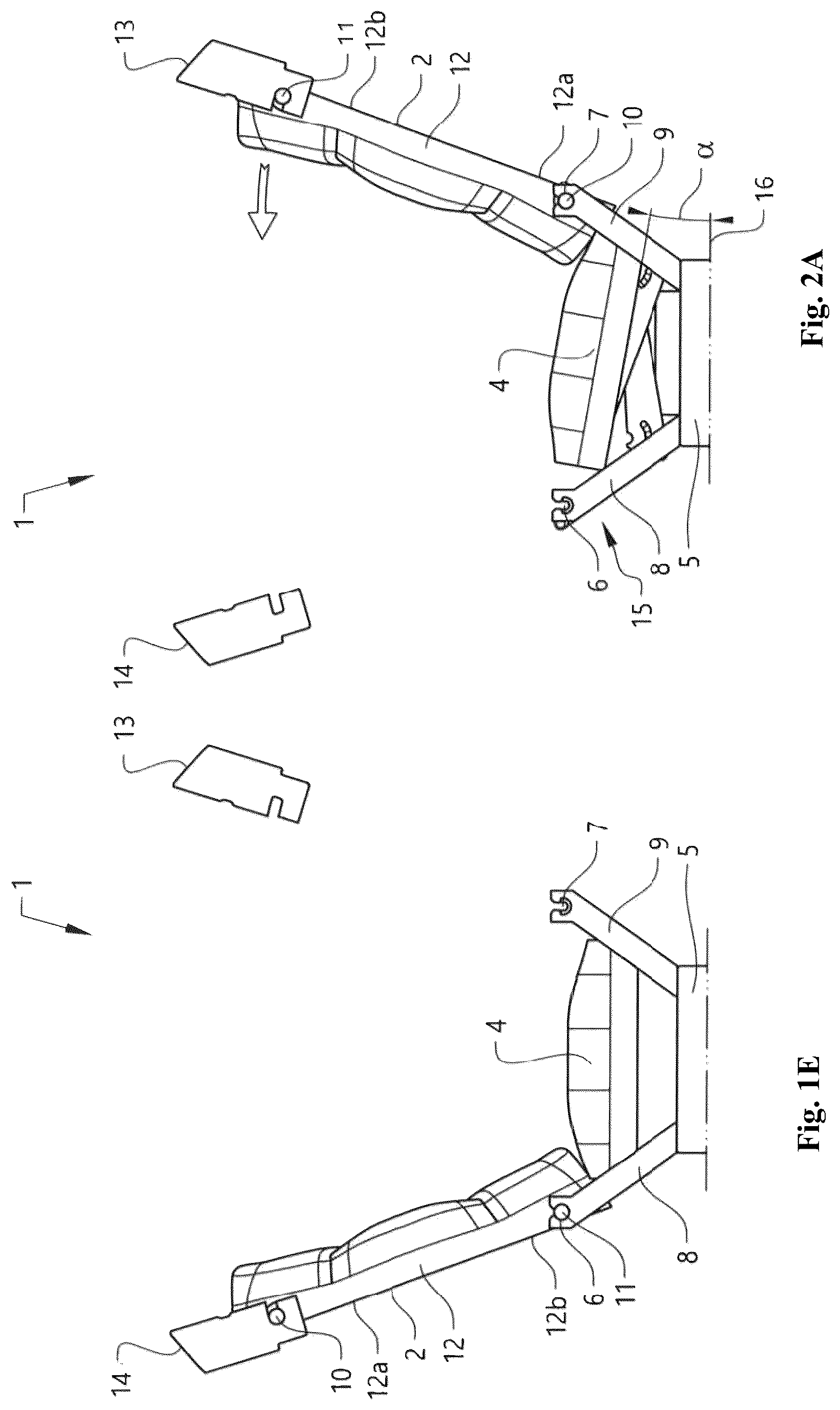 Patent US12134338 Figure 3 – Vehicle seat adjustable between a forward facing setup and a rearward facing setup