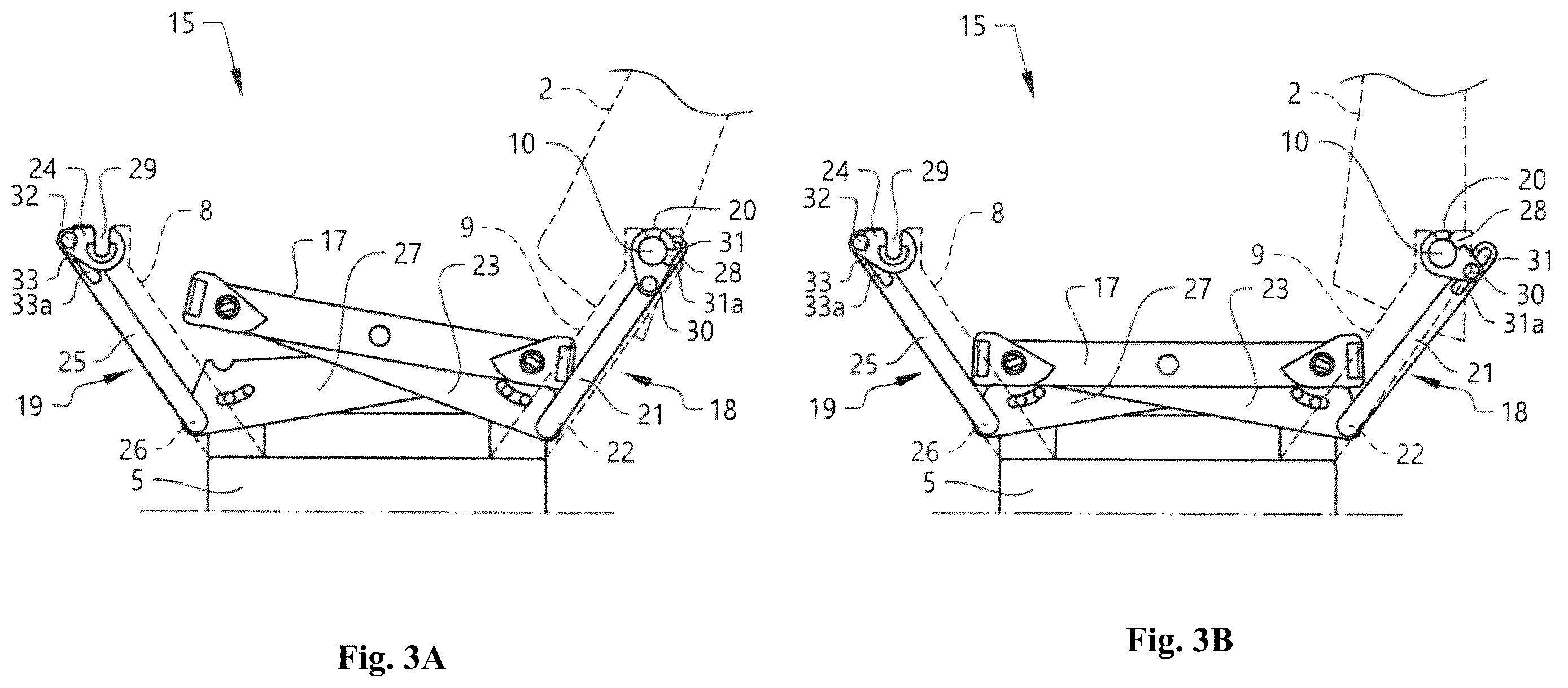 Patent US12134338 Figure 6 – Vehicle seat adjustable between a forward facing setup and a rearward facing setup