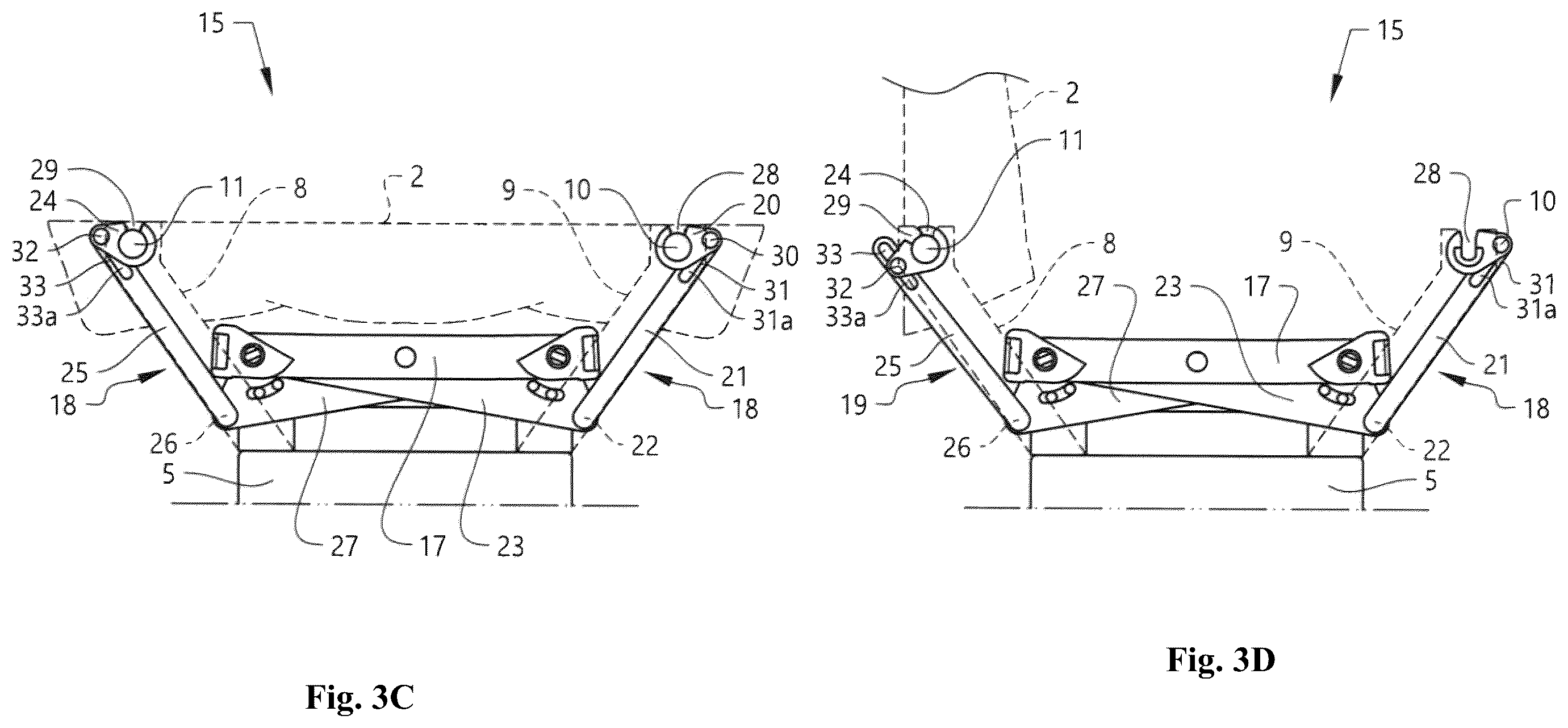 Patent US12134338 Figure 7 – Vehicle seat adjustable between a forward facing setup and a rearward facing setup
