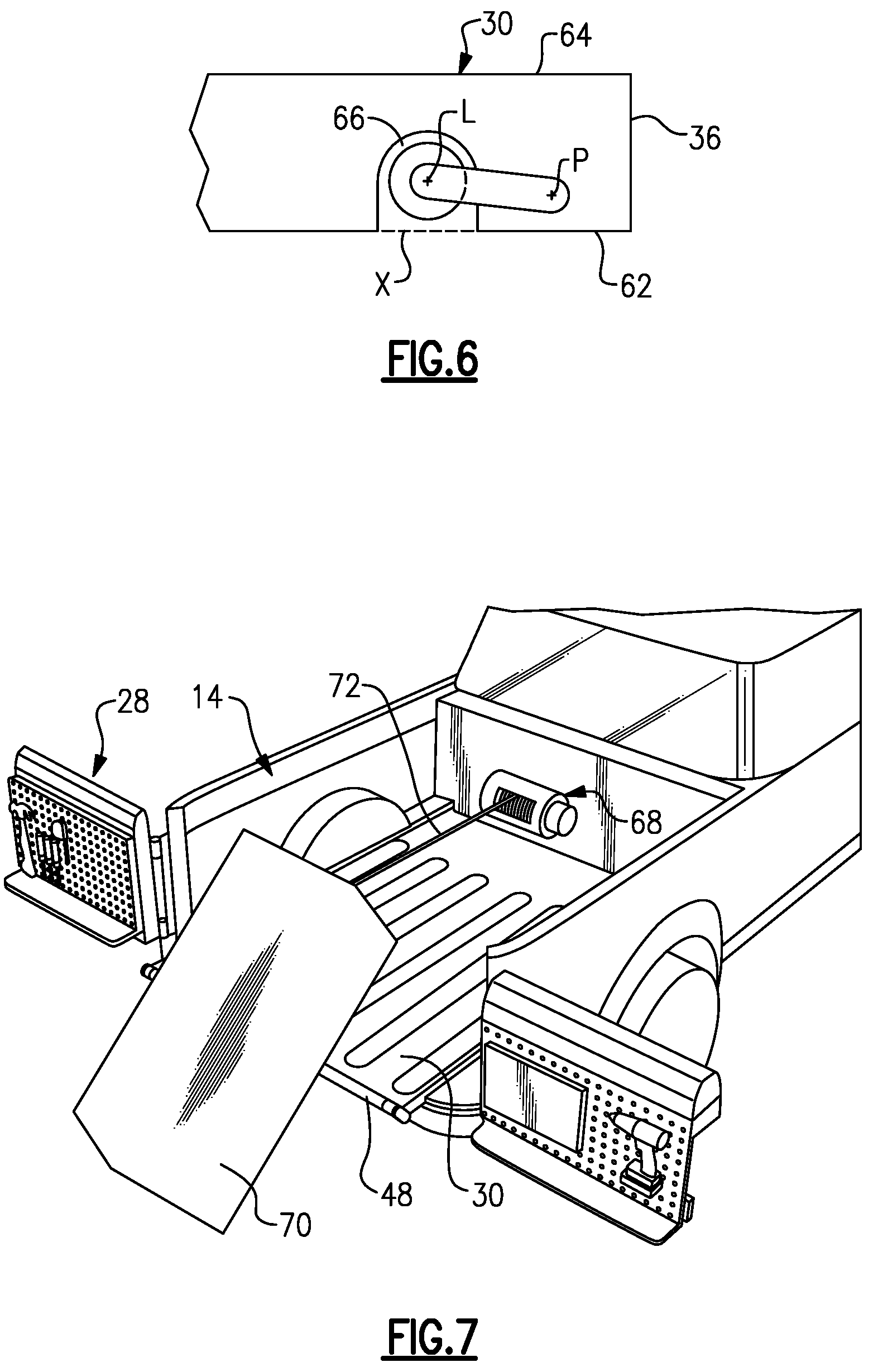 Patent US12134340 Figure 5 – Vehicle including load-assist roller