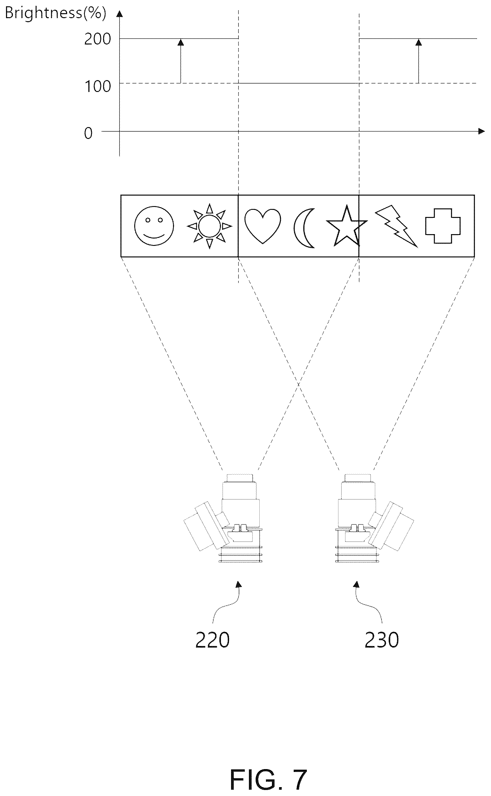Patent US12134347 Figure 8 – Lamp system