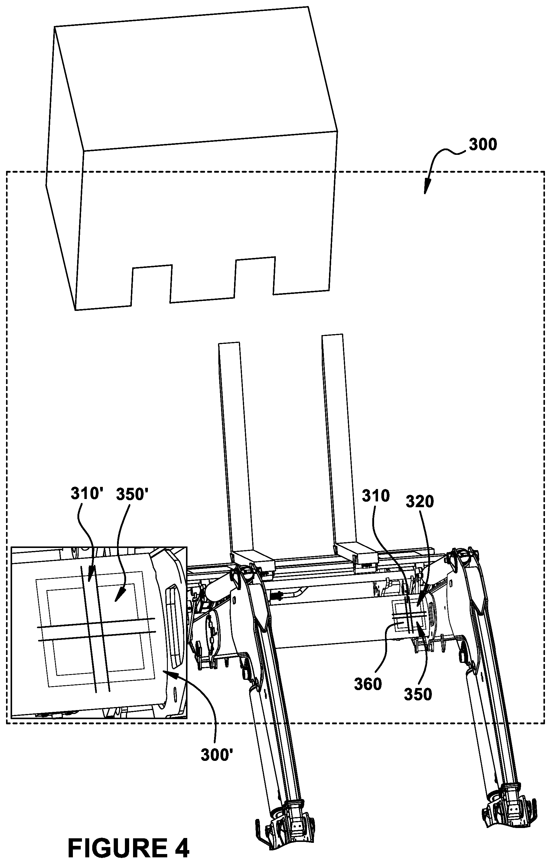 Patent US12134348 Figure 4 – System and method providing visual aids for workpiece manipulator positioning and movement preview path