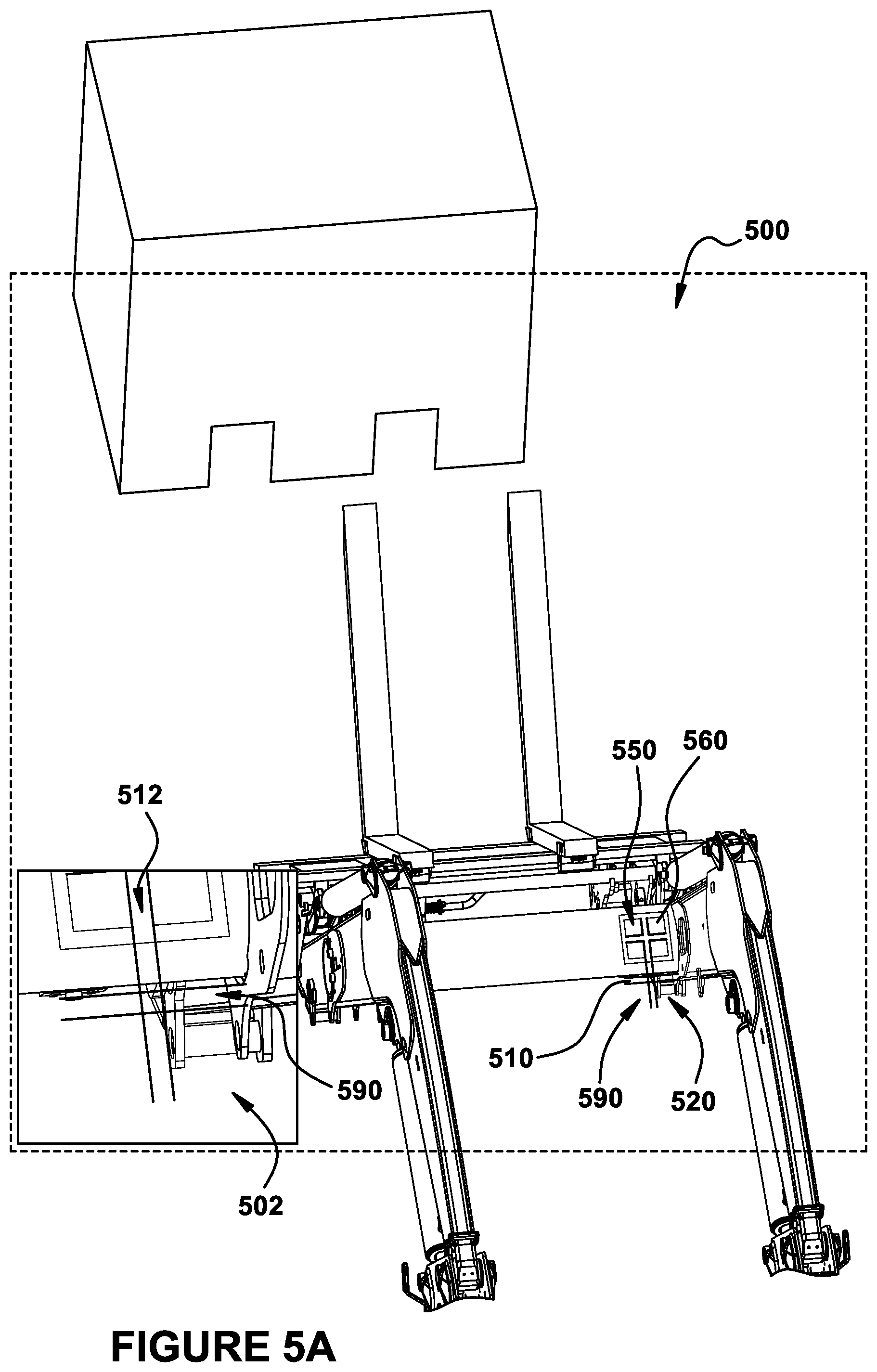 Patent US12134348 Figure 5 – System and method providing visual aids for workpiece manipulator positioning and movement preview path