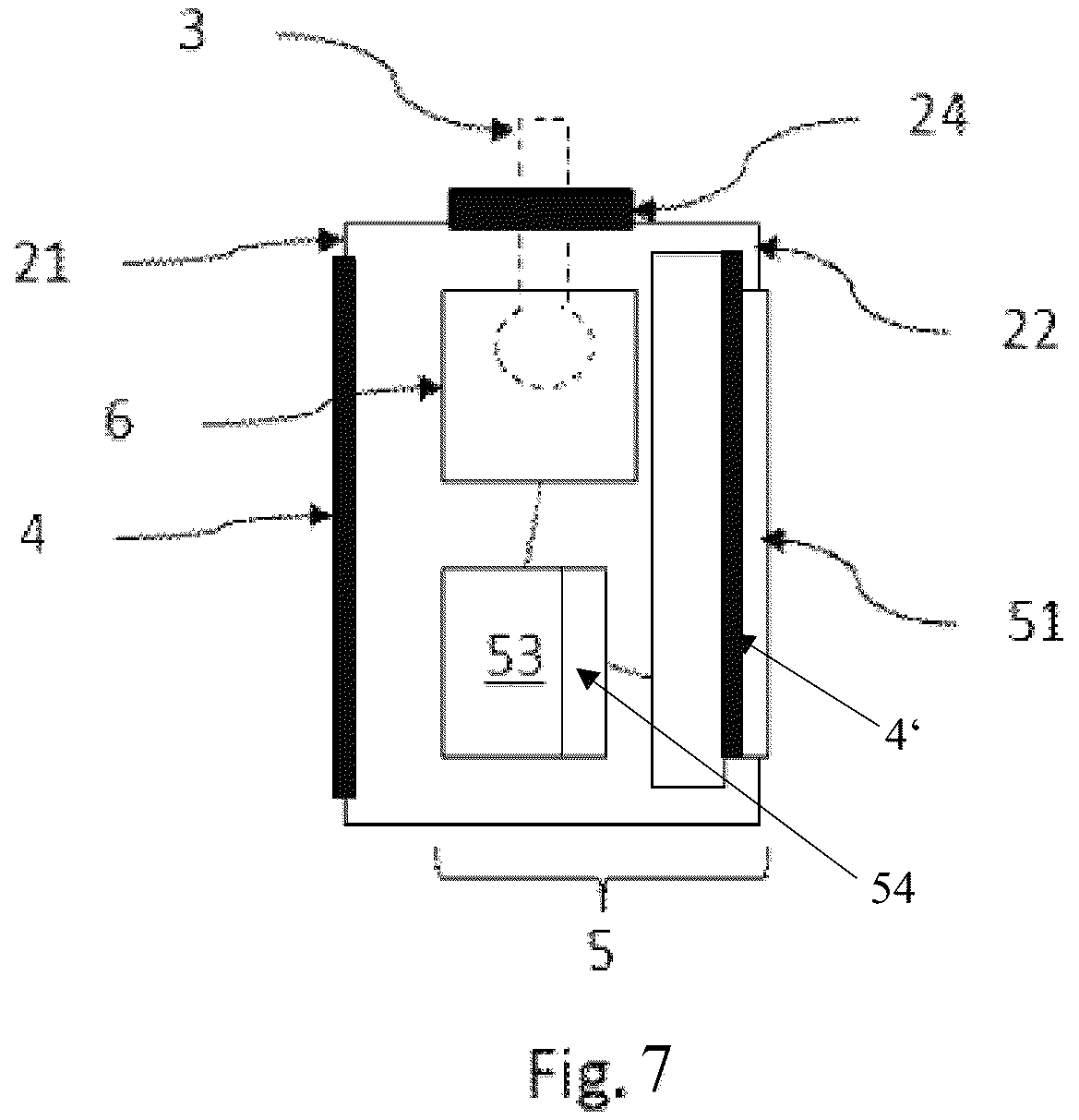 Patent US12134352 Figure 5 – Hybrid interior mirror with error recognition