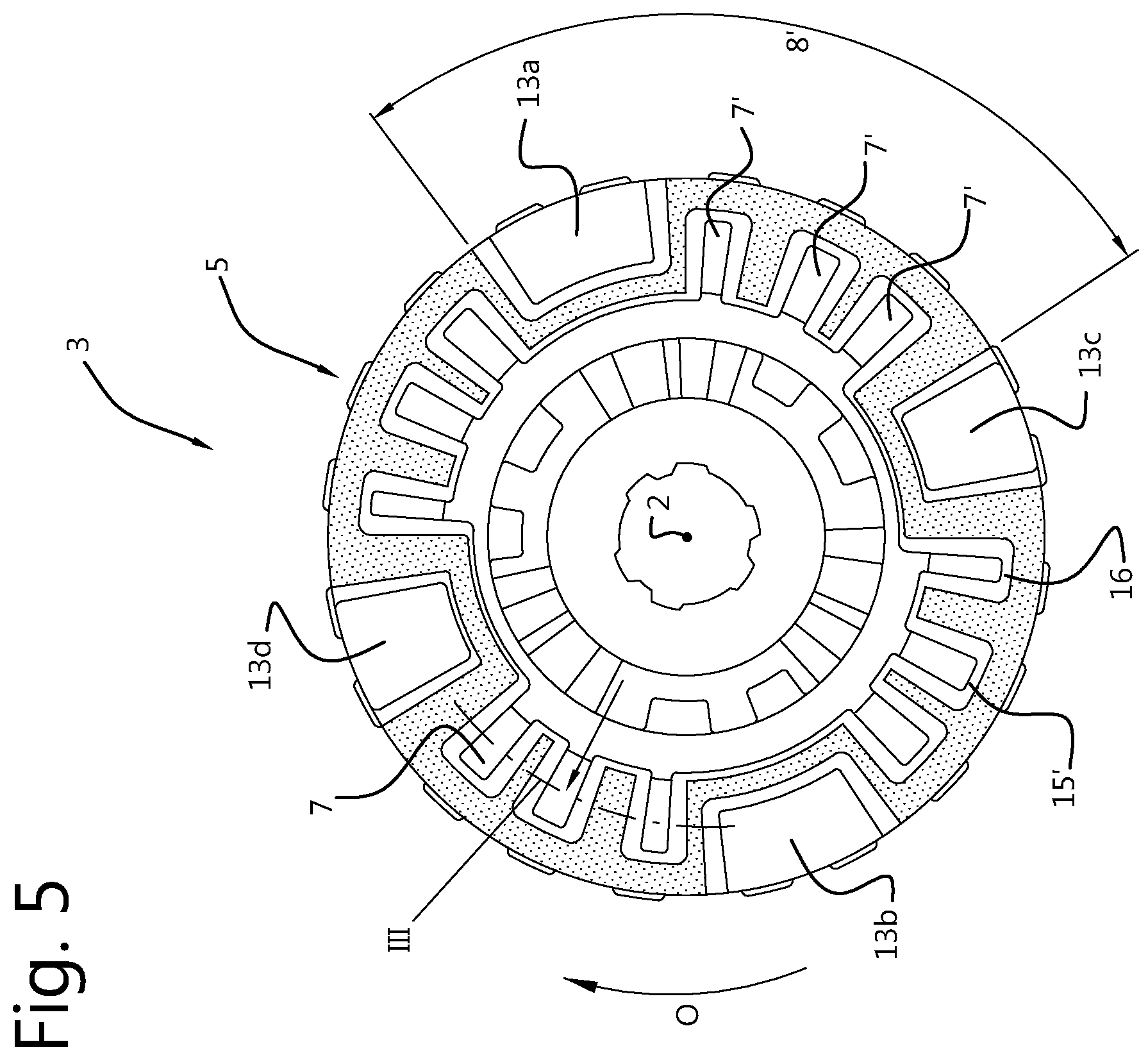 Patent US12134353 Figure 3 – Adjusting instrument comprising mutually cooperating cam patterns, in particular for adjusting an exterior vision unit of a vehicle