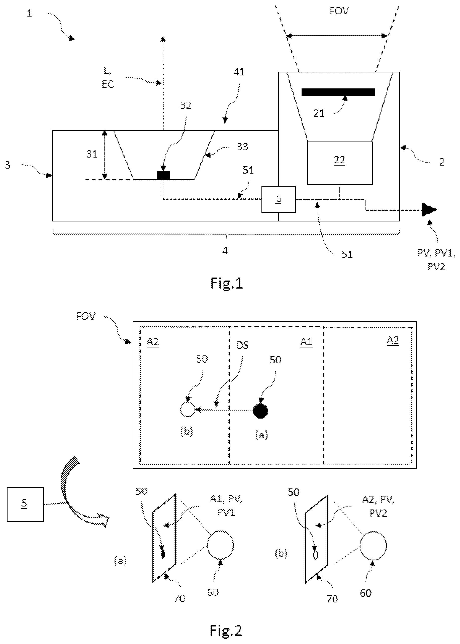 Patent US12134354 Figure 1 – Vehicle tracking for a camera wing system