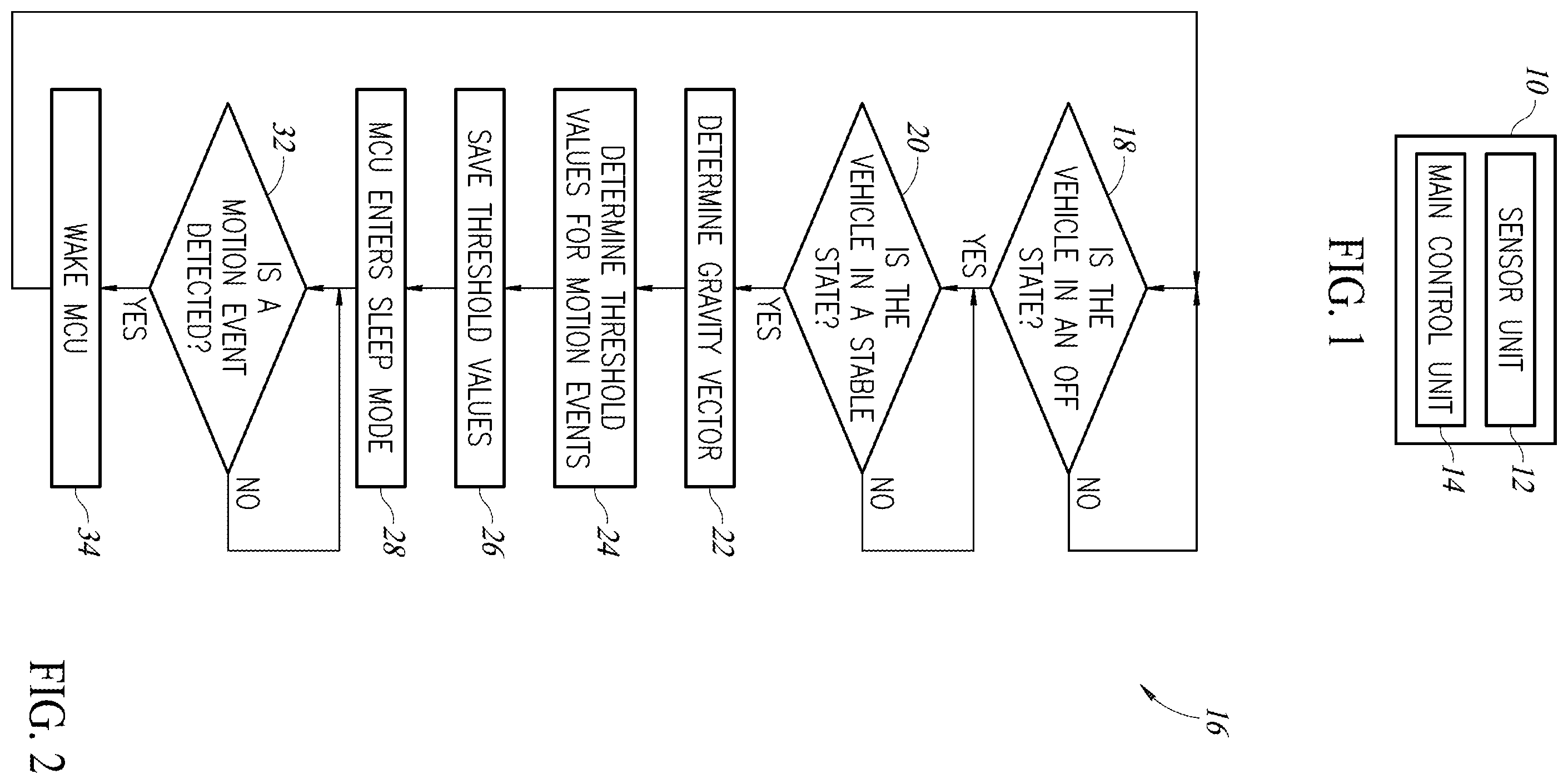 Patent US12134361 Figure 1 – Motion event detection