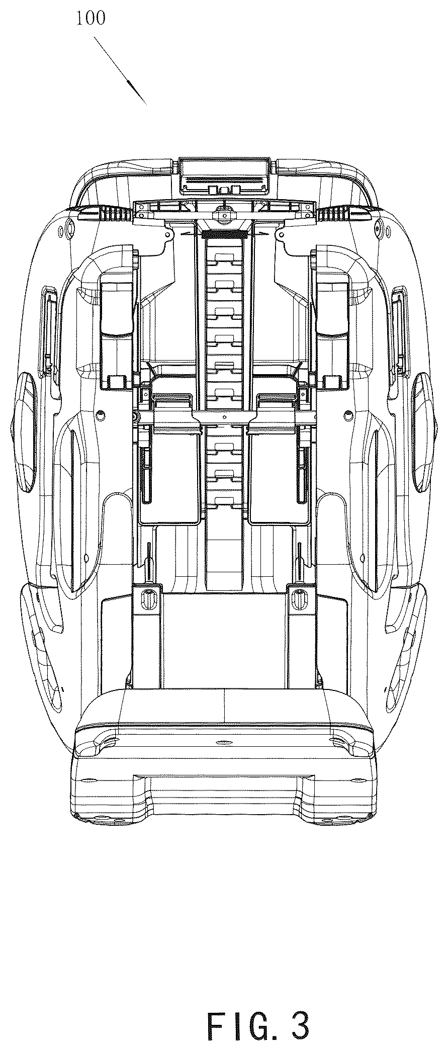 Patent US12134364 Figure 3 – Safety belt connecting structure and child safety seat