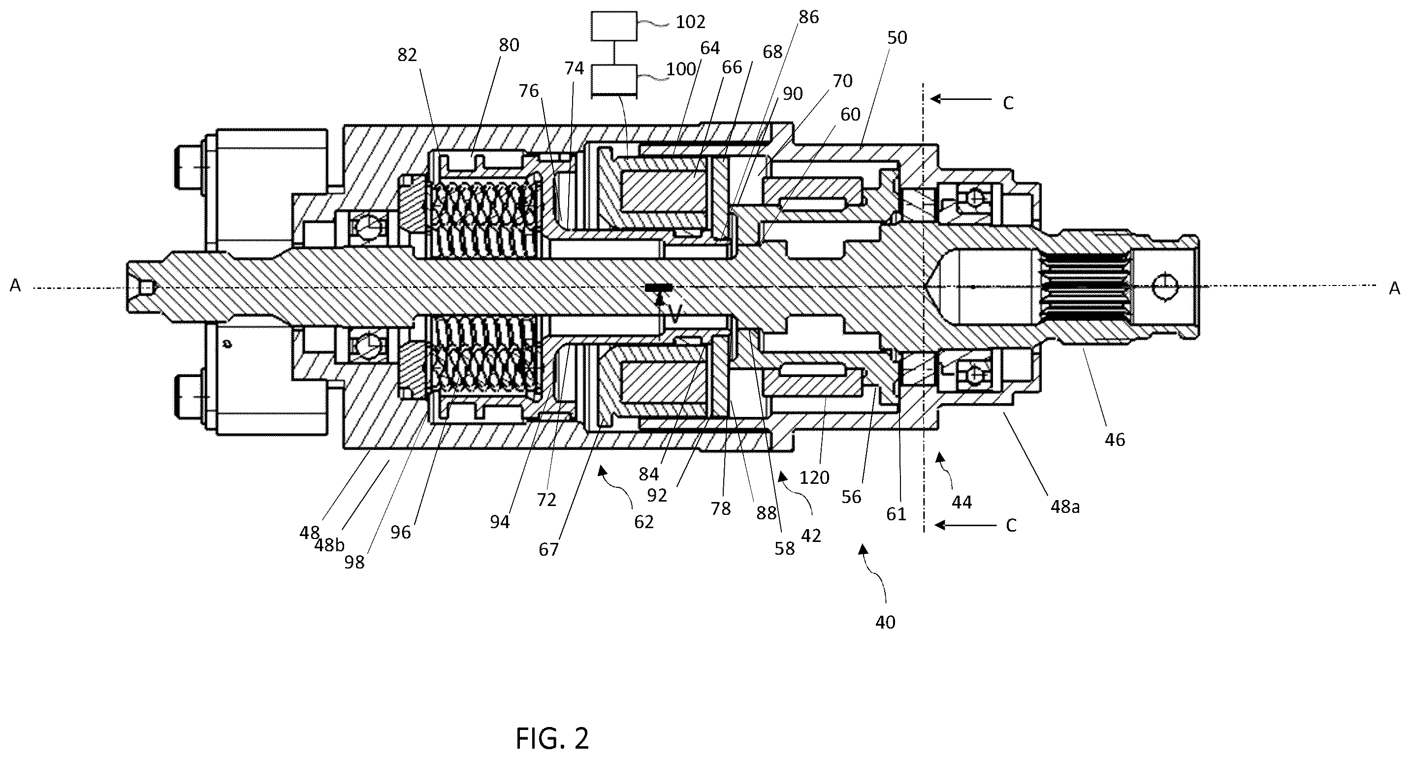 Patent US12134374 Figure 2 – Braking device