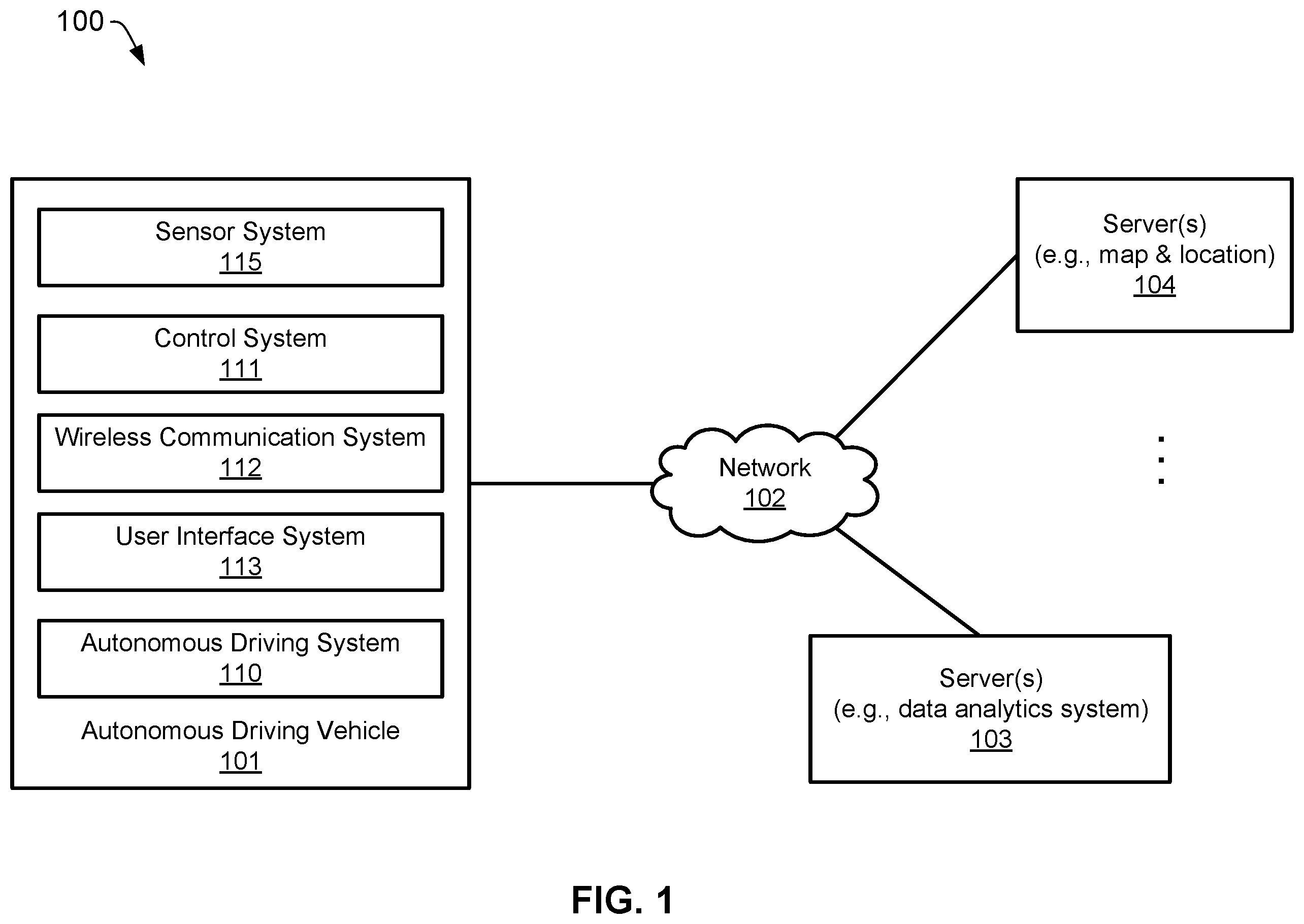 Patent US12134376 — Electrical power conservation during braking for autonomous or assisted driving vehicles — Figure 1
