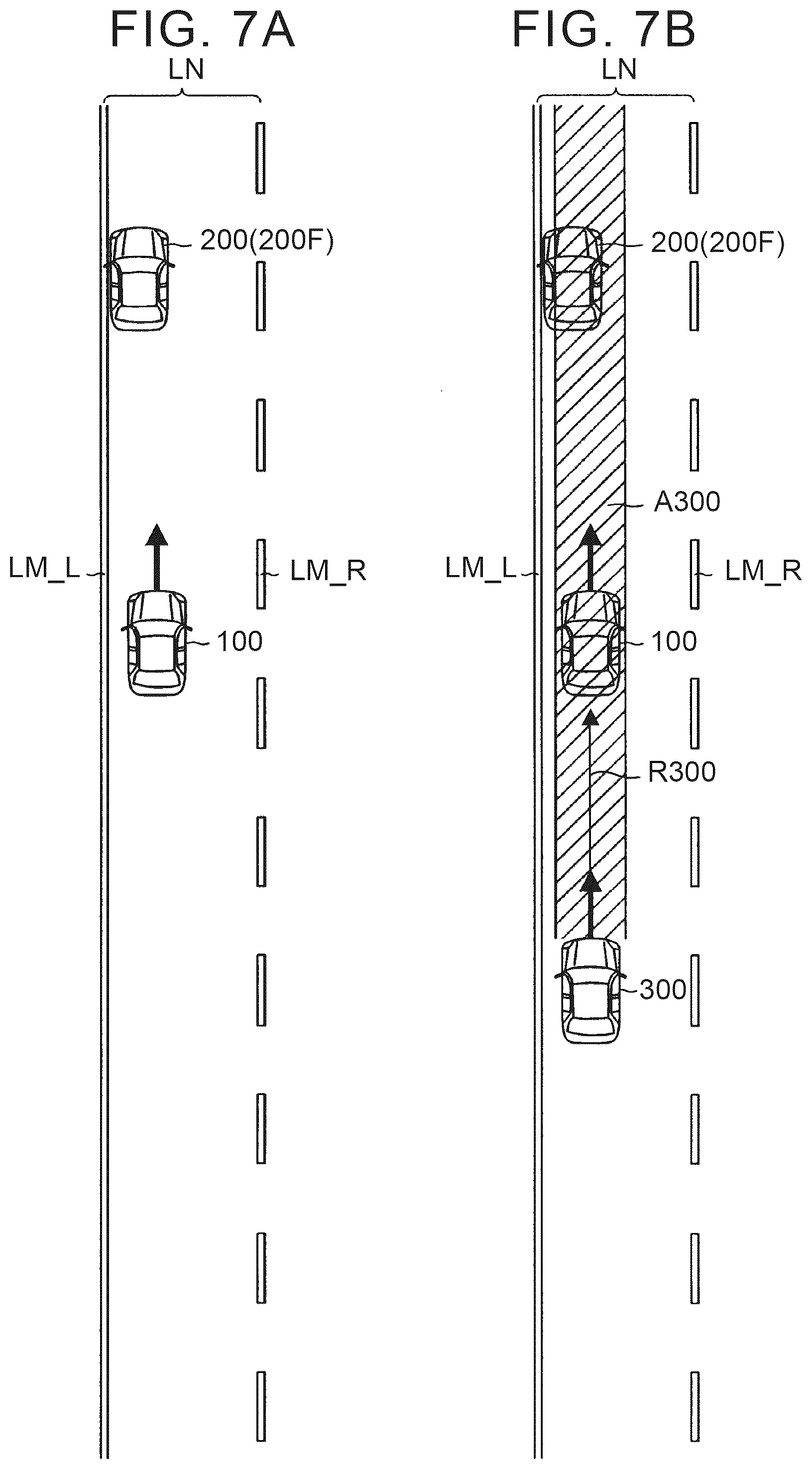 Patent US12134378 Figure 7 – Vehicle collision avoidance assistance device
