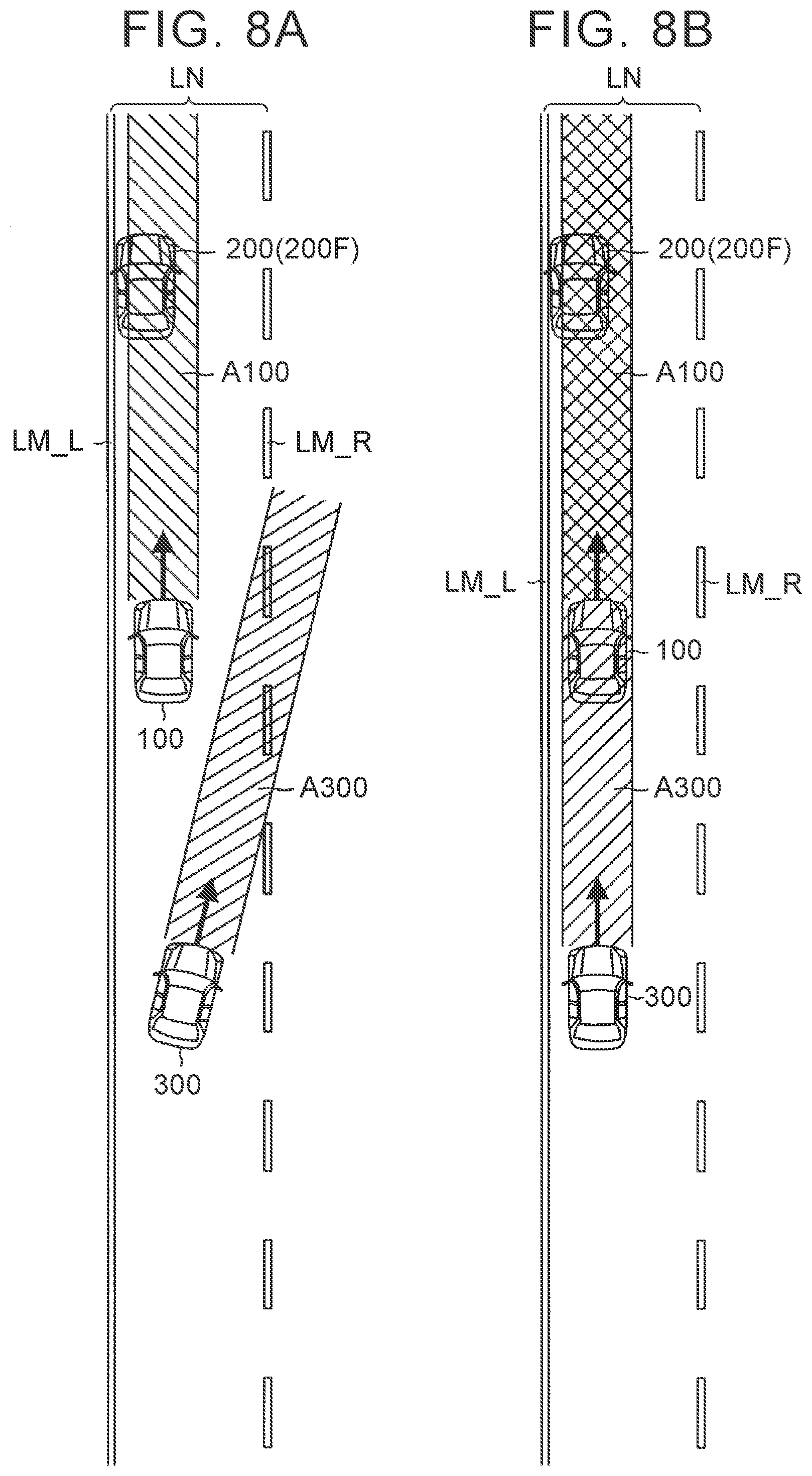 Patent US12134378 Figure 8 – Vehicle collision avoidance assistance device