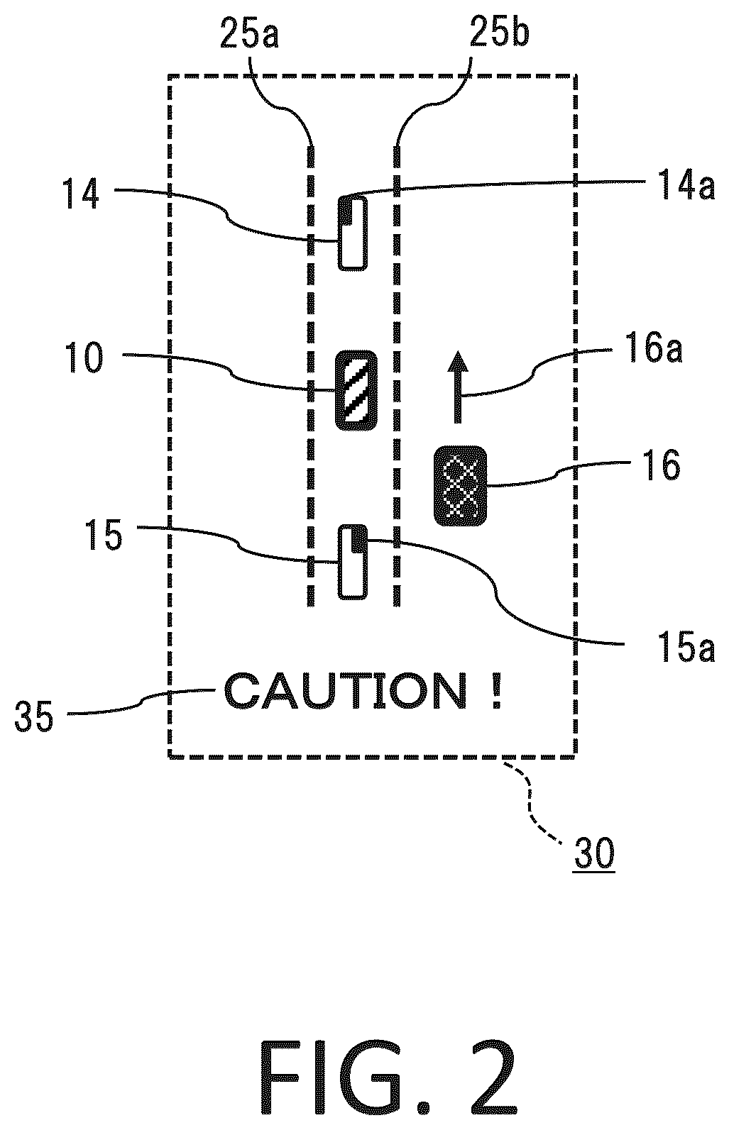Patent US12134385 Figure 2 – Driving support device