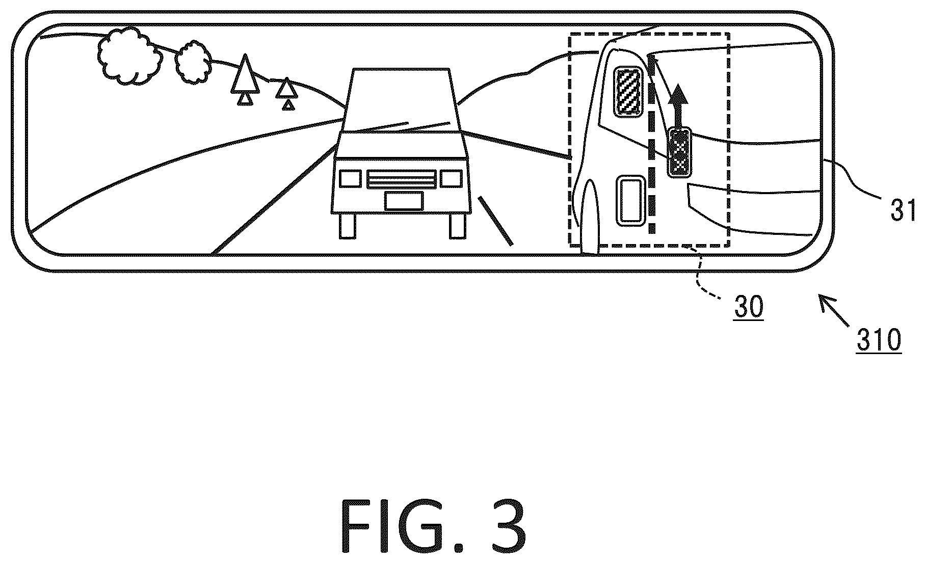 Patent US12134385 Figure 3 – Driving support device
