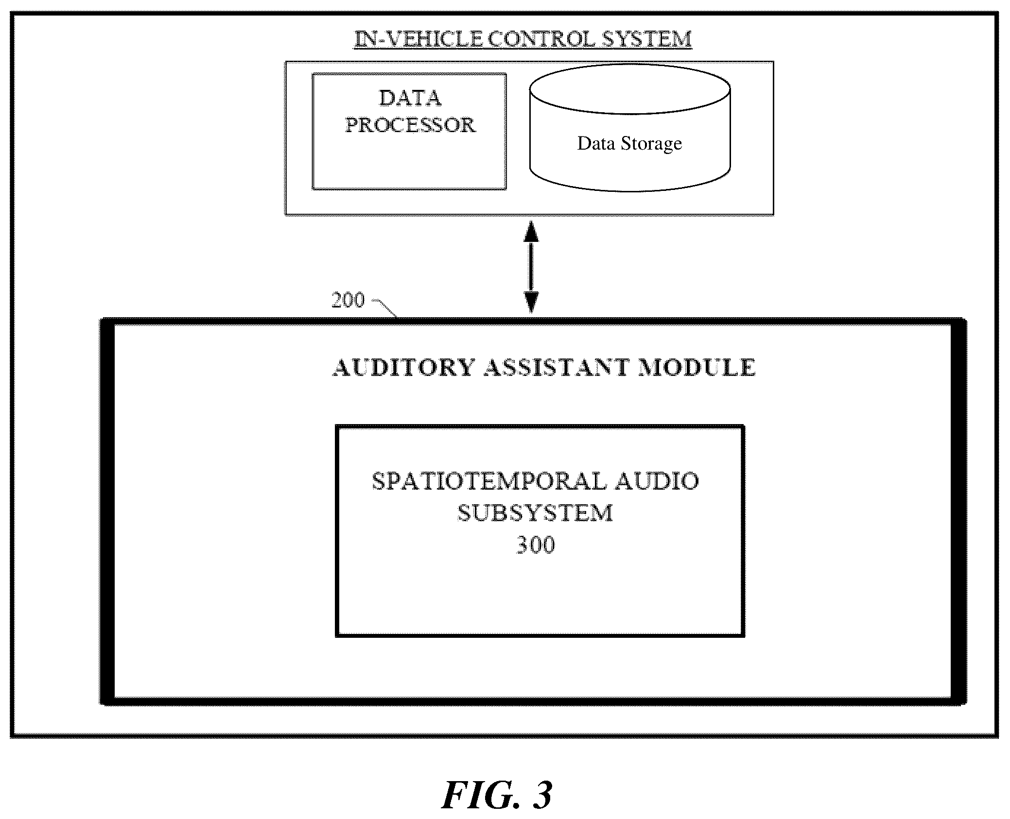Patent US12134397 Figure 3 – Auditory assistant module for autonomous vehicles