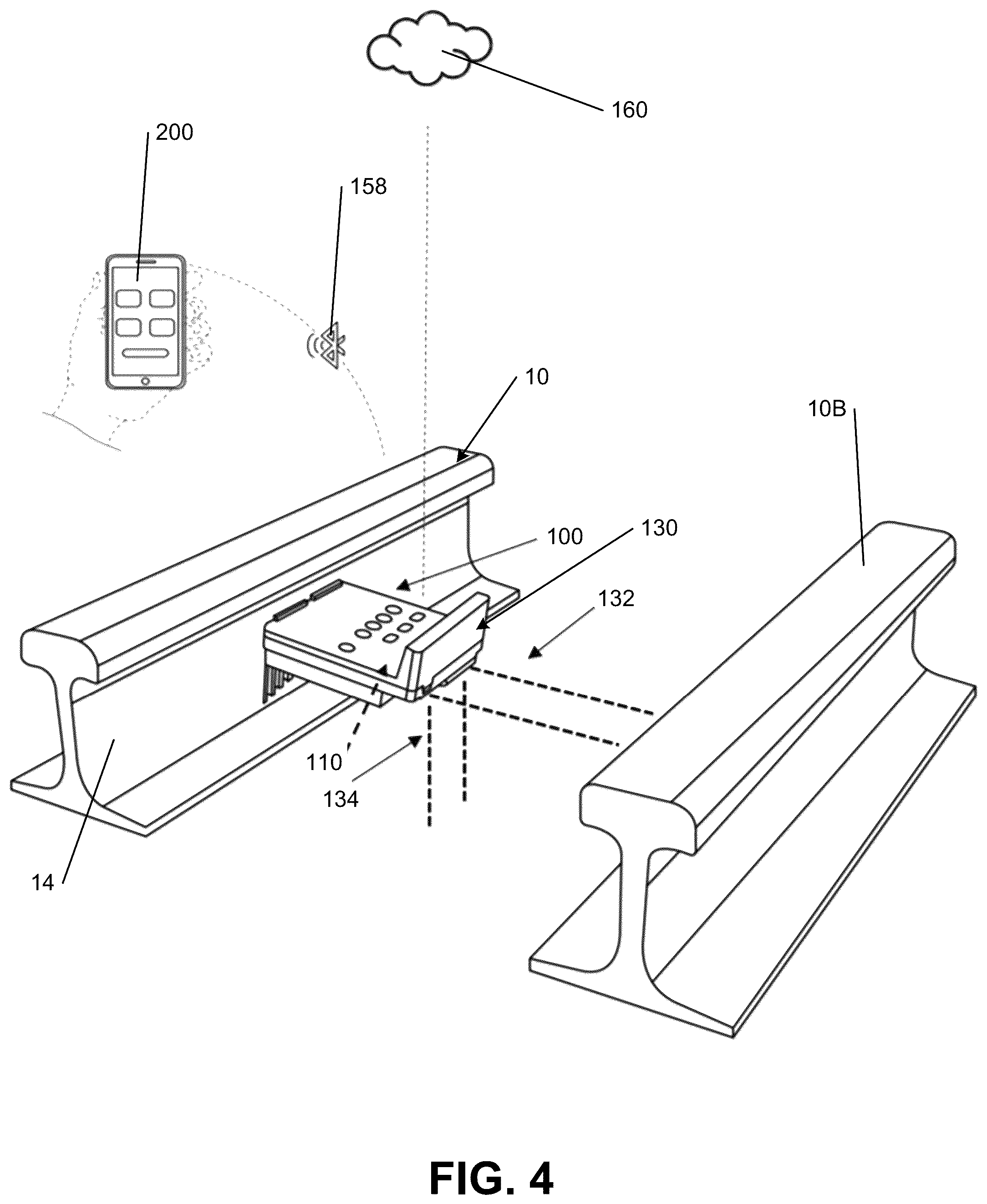 Patent US12134413 Figure 9 – Derailment mitigation device for railroads and rail tracks