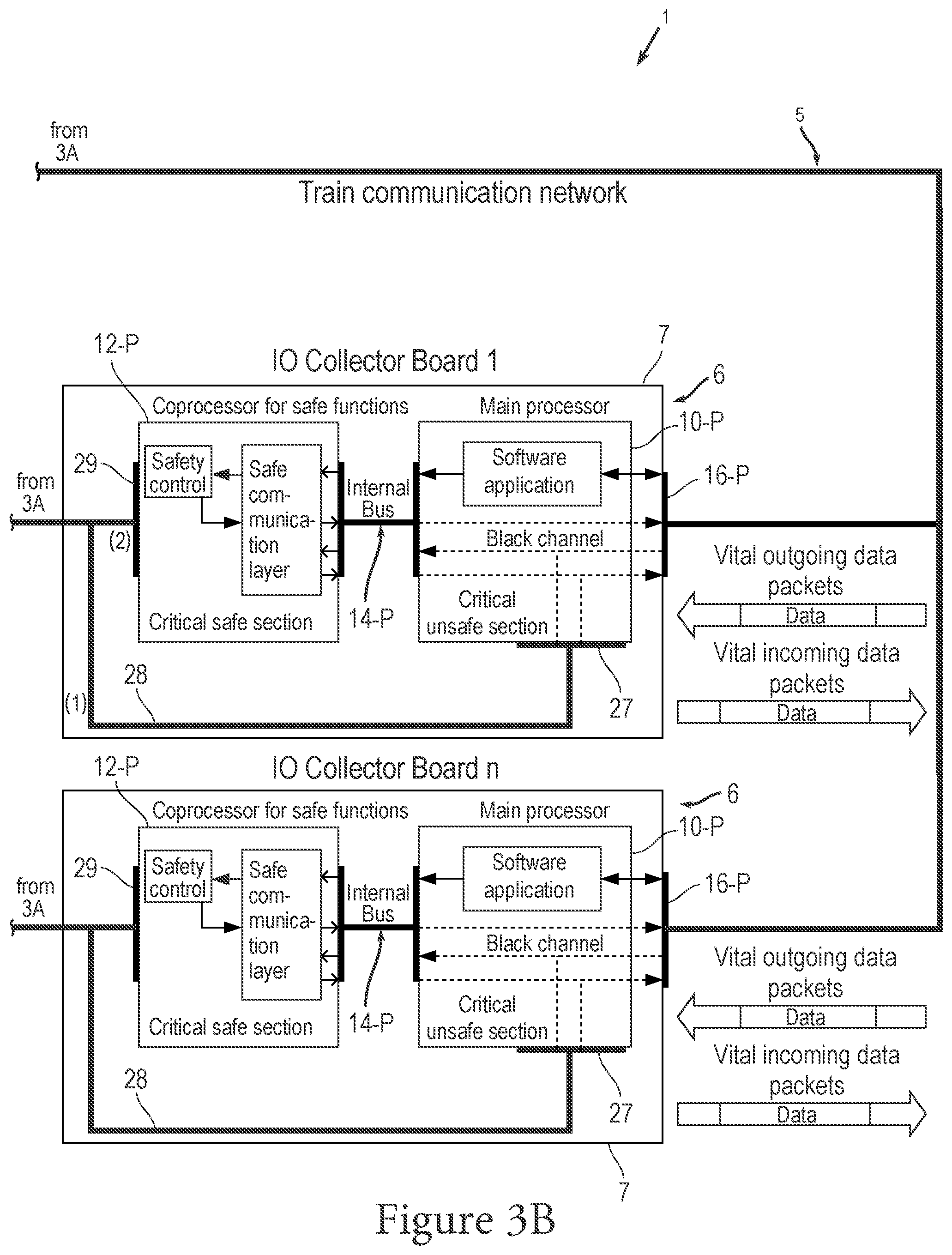 Patent US12134415 Figure 6 – Communication network architecture for trains
