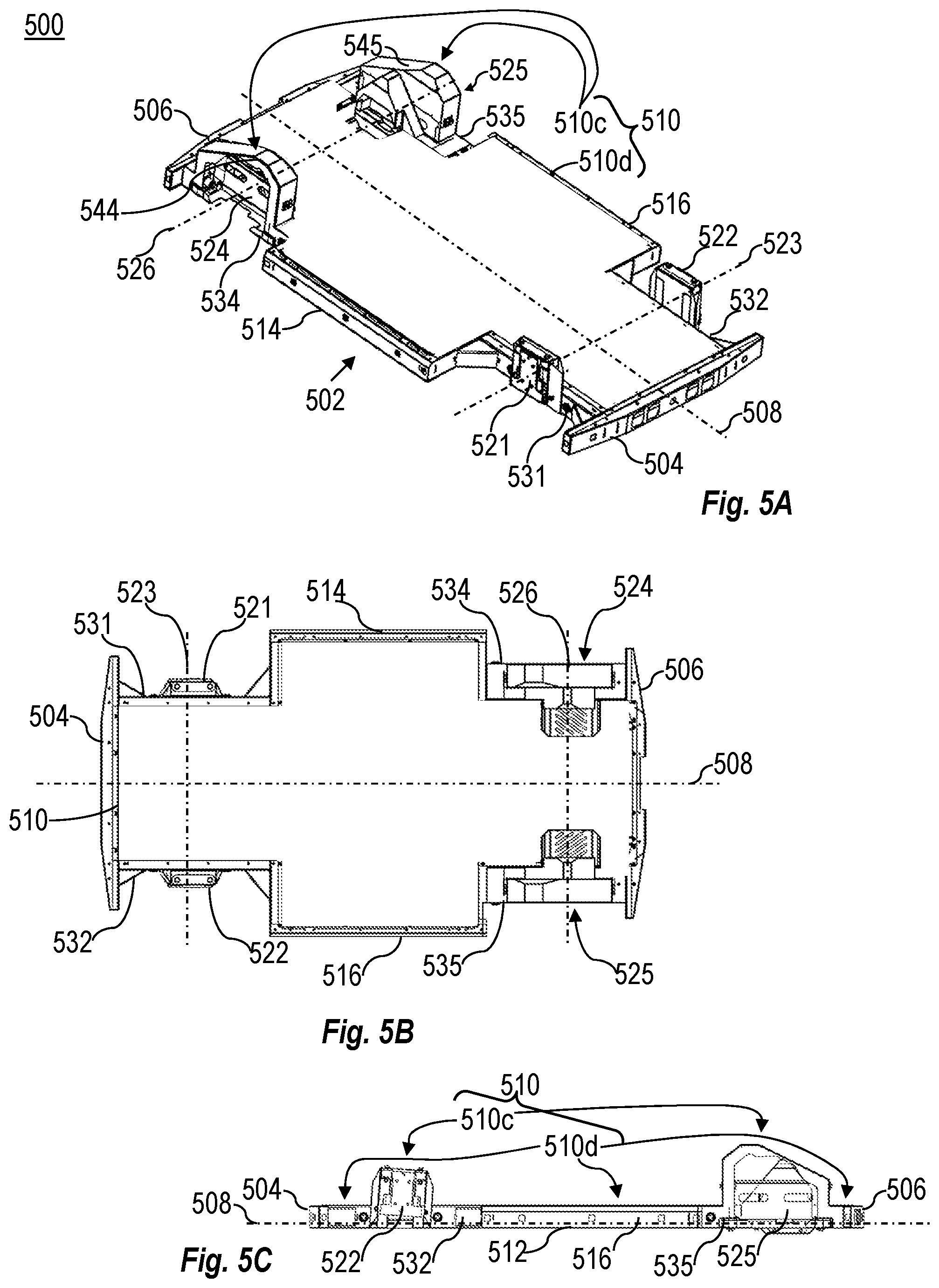 Patent US12134421 Figure 10 – Vehicle chassis platform