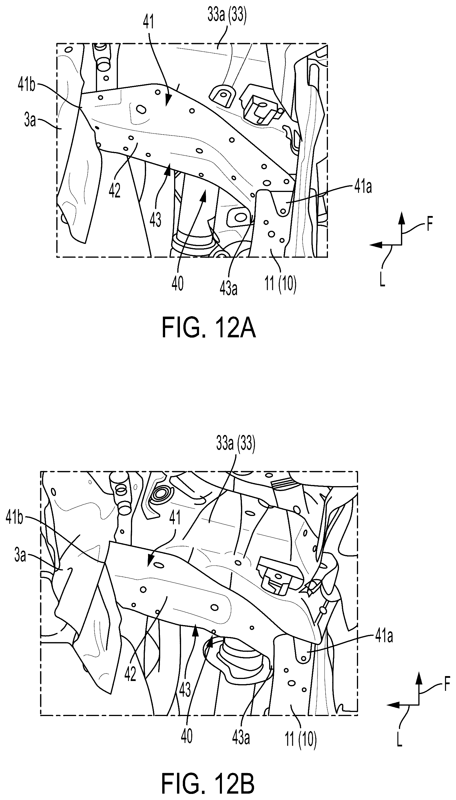 Patent US12134422 Figure 10 – Vehicle front body structure