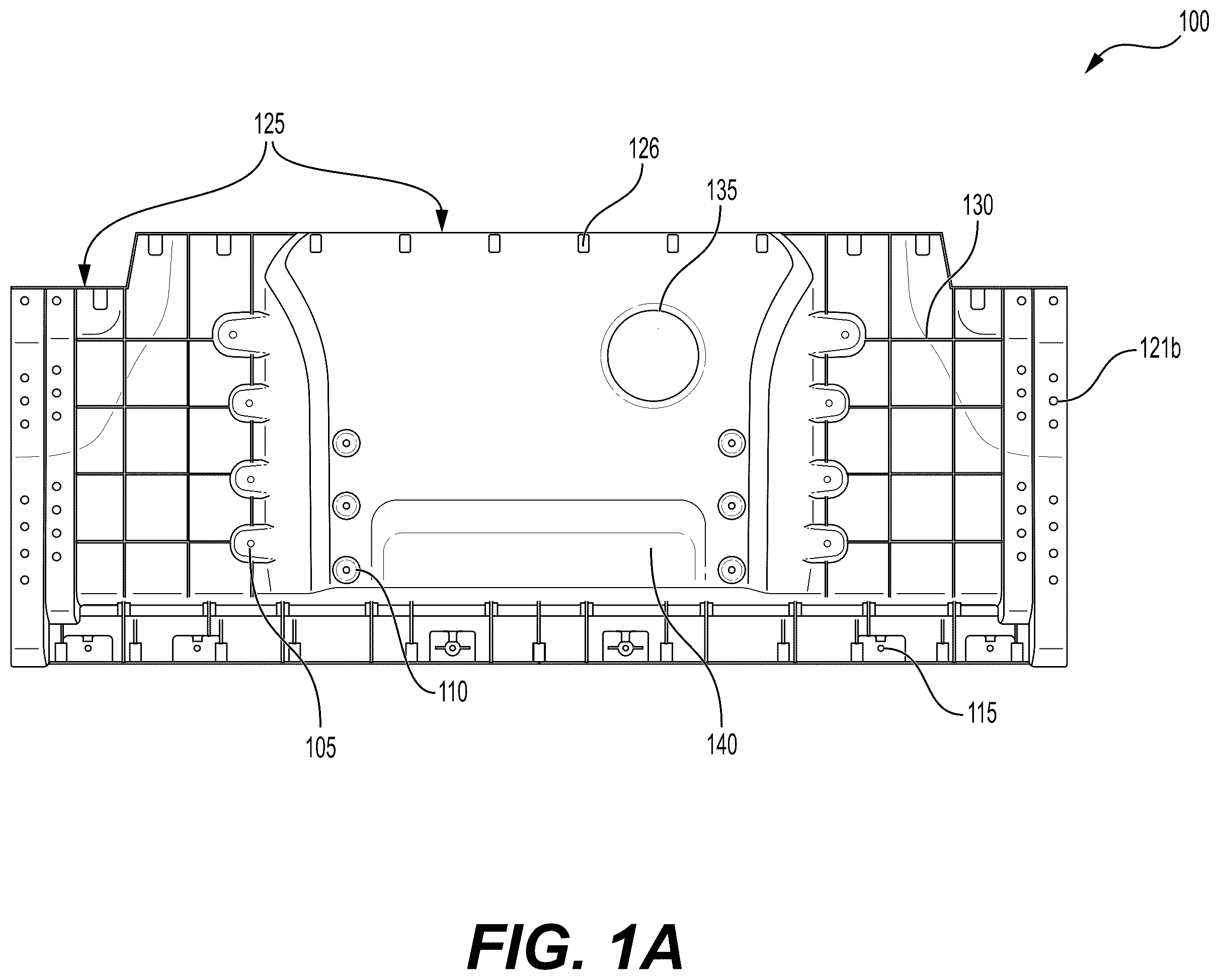 Patent US12134426 Figure 1 – Modular motor vehicle platforms and assembly methods
