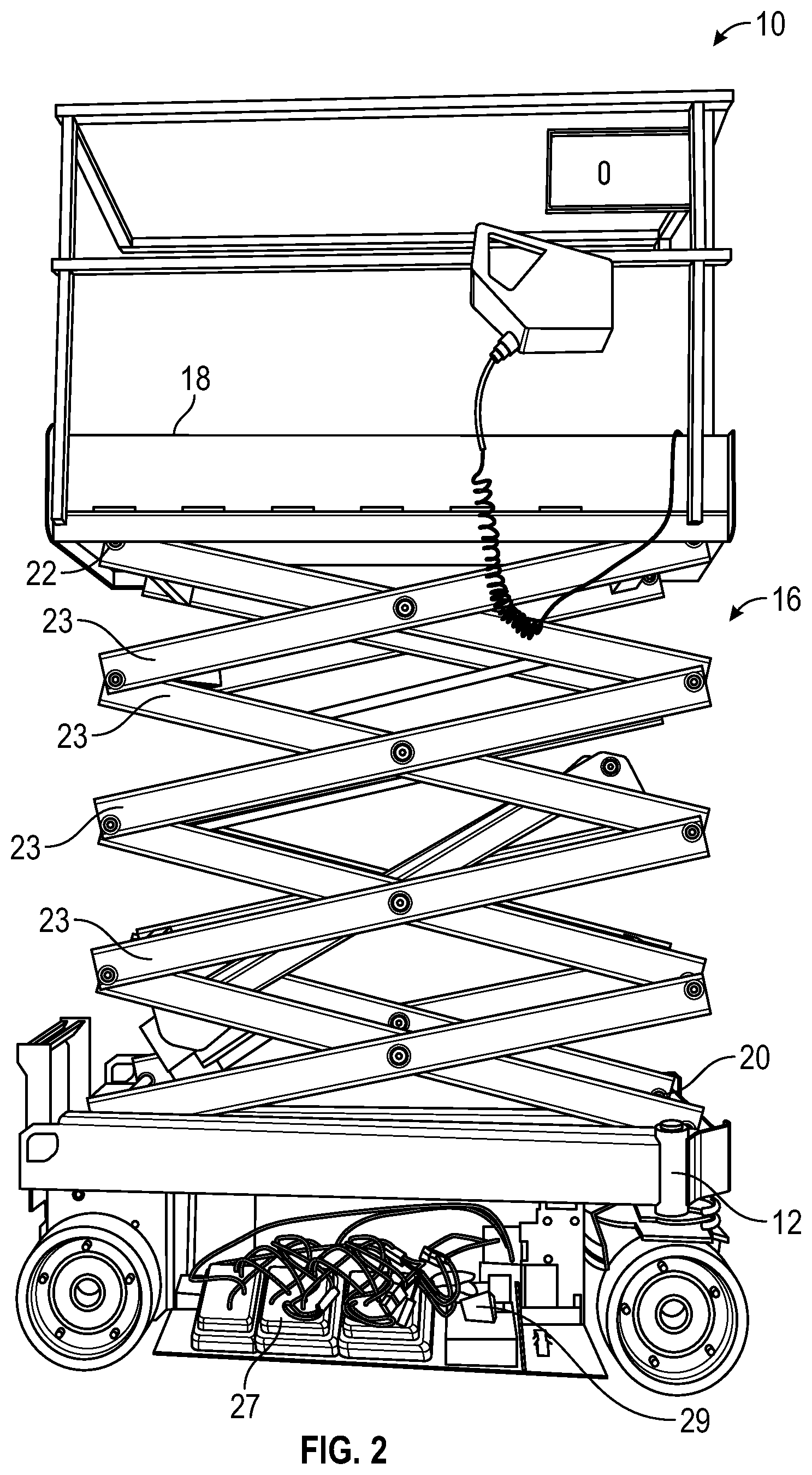 Patent US12134428 Figure 3 – Lift steering systems and methods