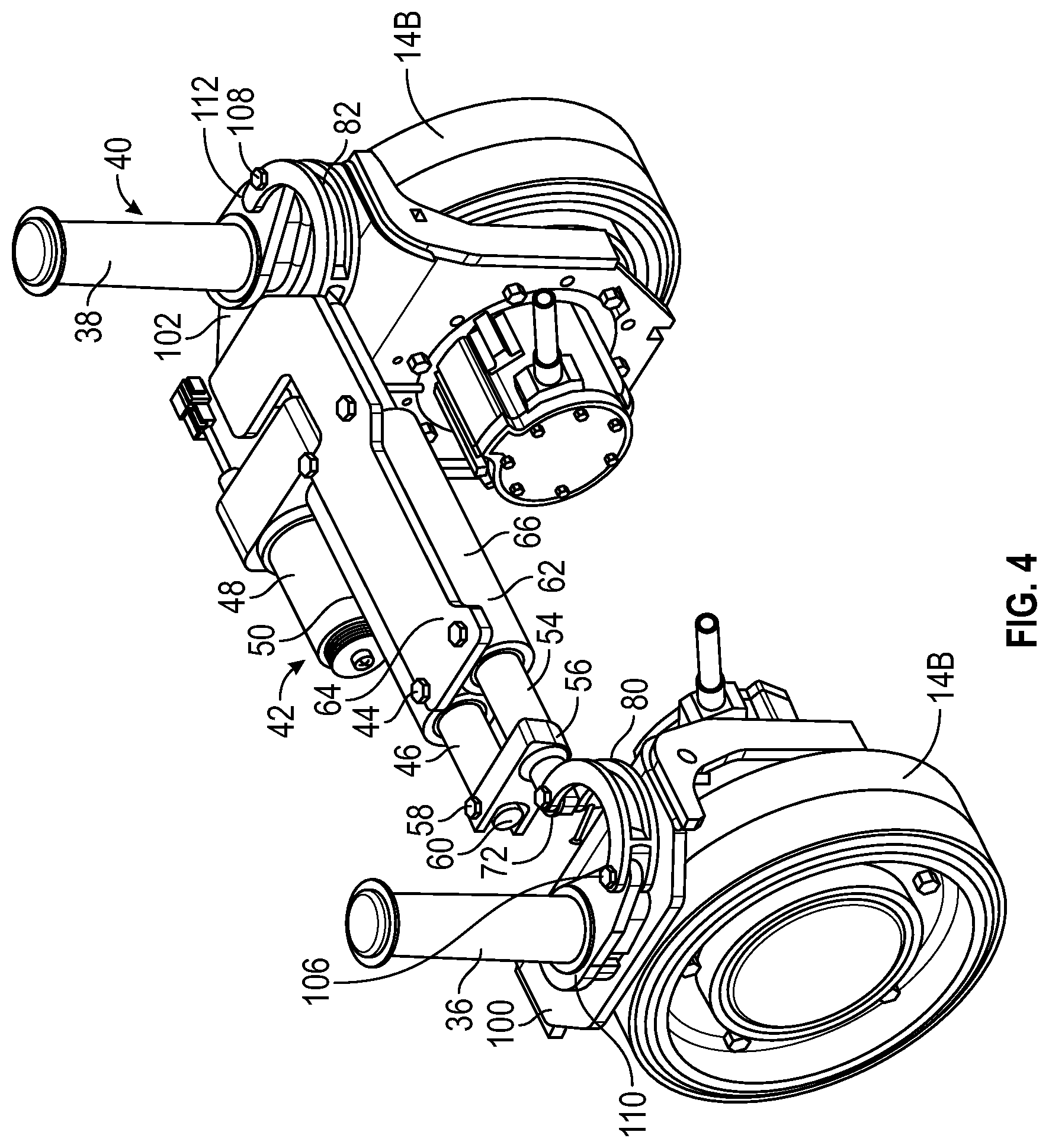 Patent US12134428 Figure 5 – Lift steering systems and methods