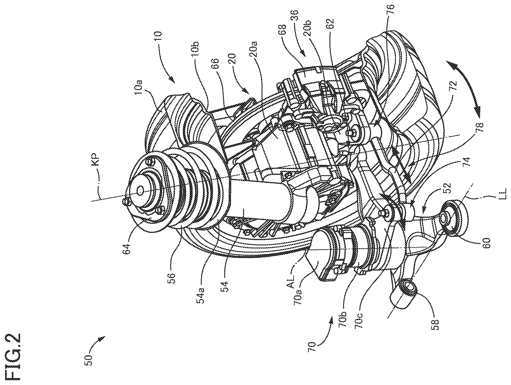 Patent US12134432 Figure 2 – Steering system