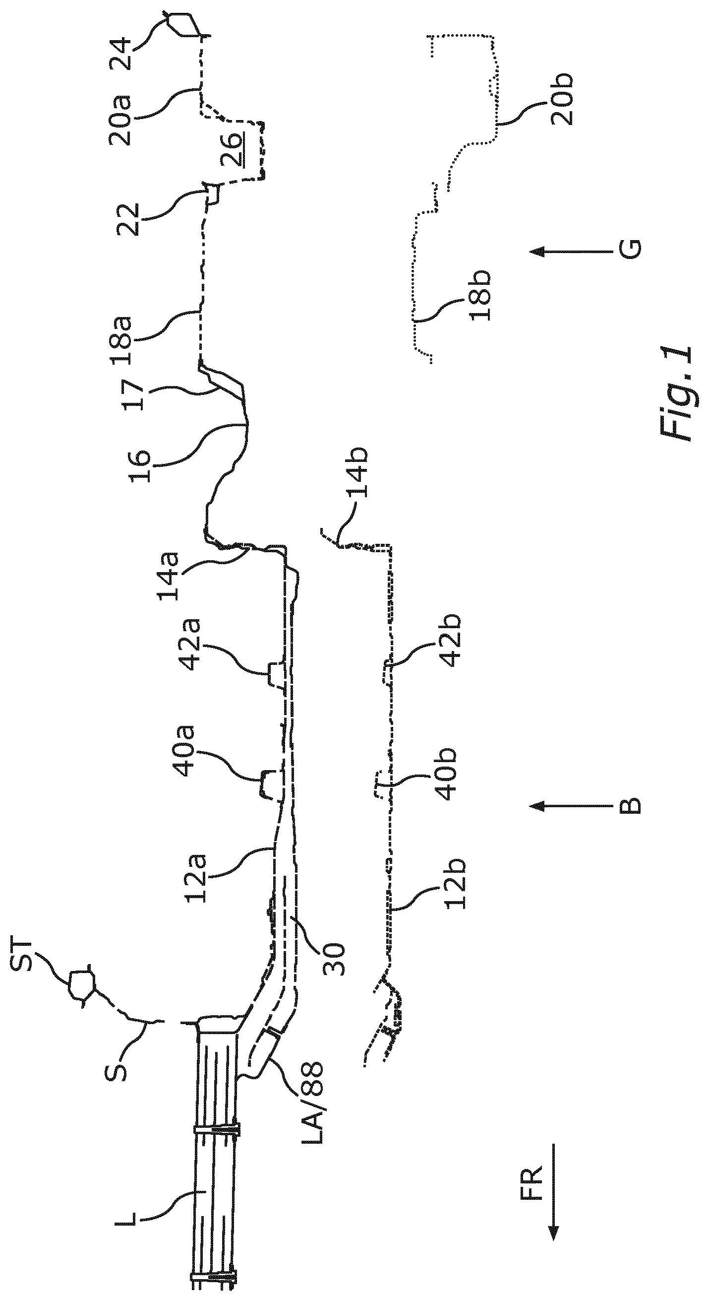 Patent US12134435 Figure 1 – Group of motor vehicles