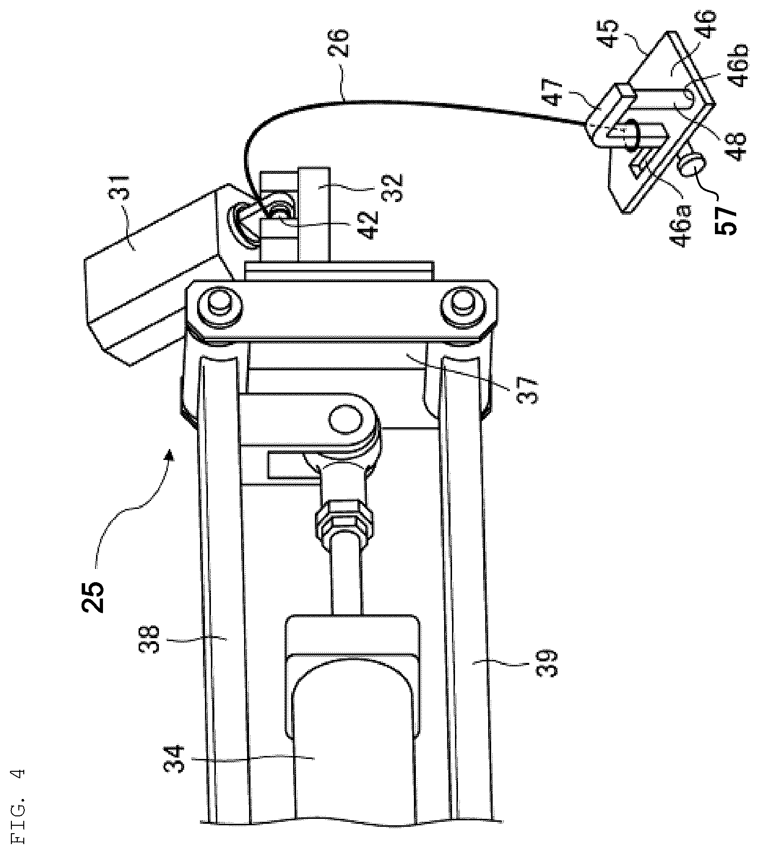 Patent US12134437 Figure 4 – Assembly method and assembly device for suspension device of vehicle and mixed model production line