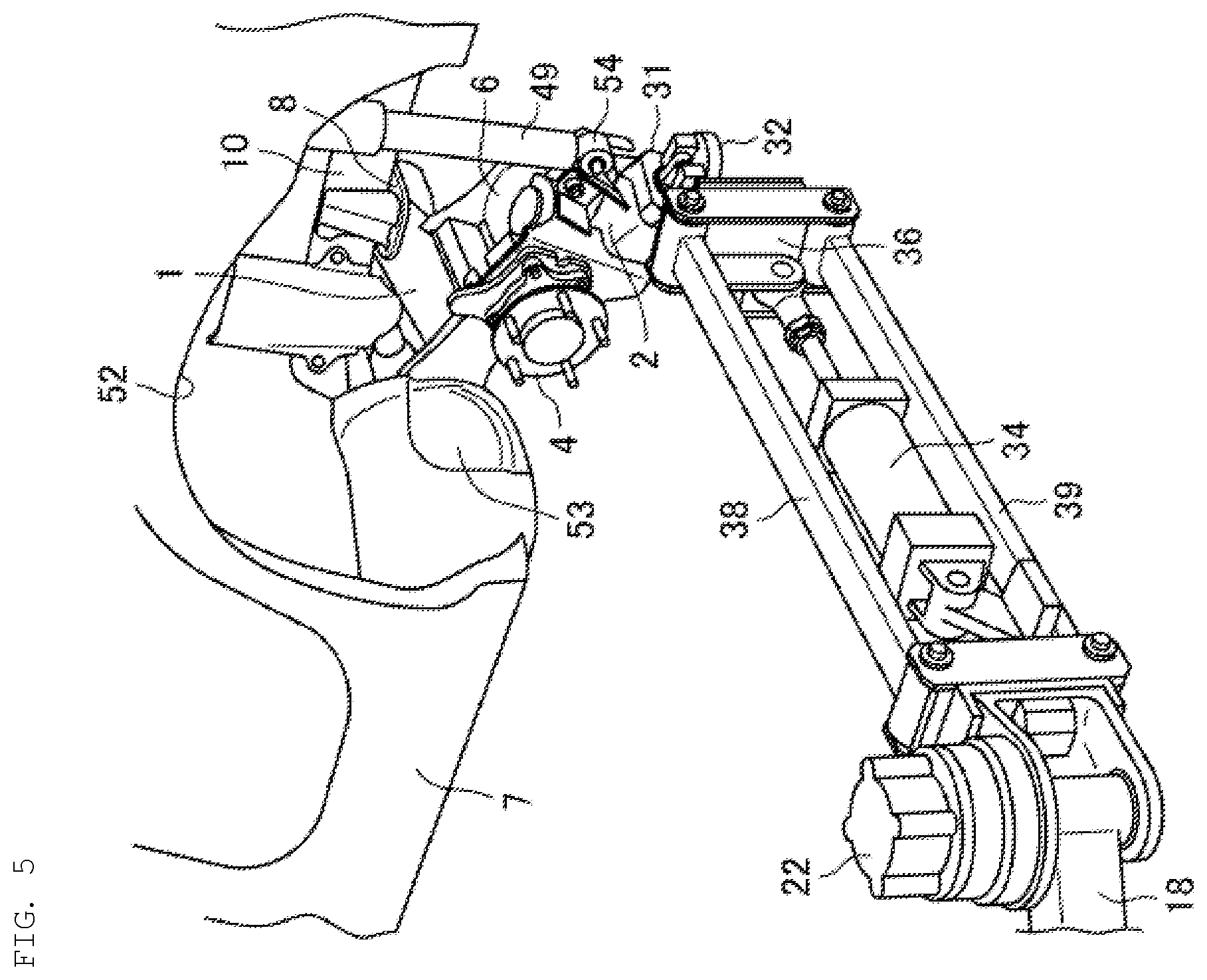 Patent US12134437 Figure 5 – Assembly method and assembly device for suspension device of vehicle and mixed model production line