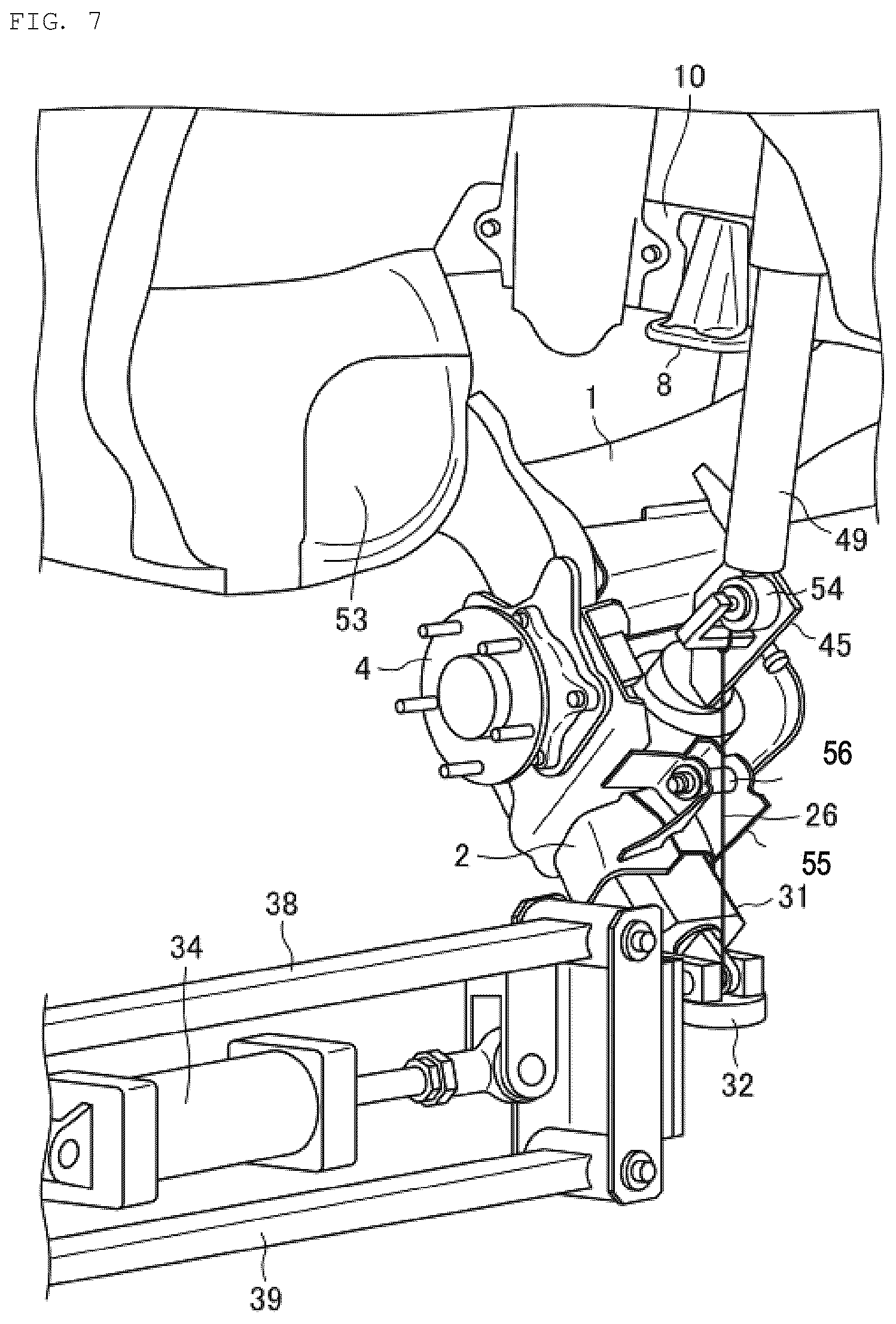 Patent US12134437 Figure 7 – Assembly method and assembly device for suspension device of vehicle and mixed model production line