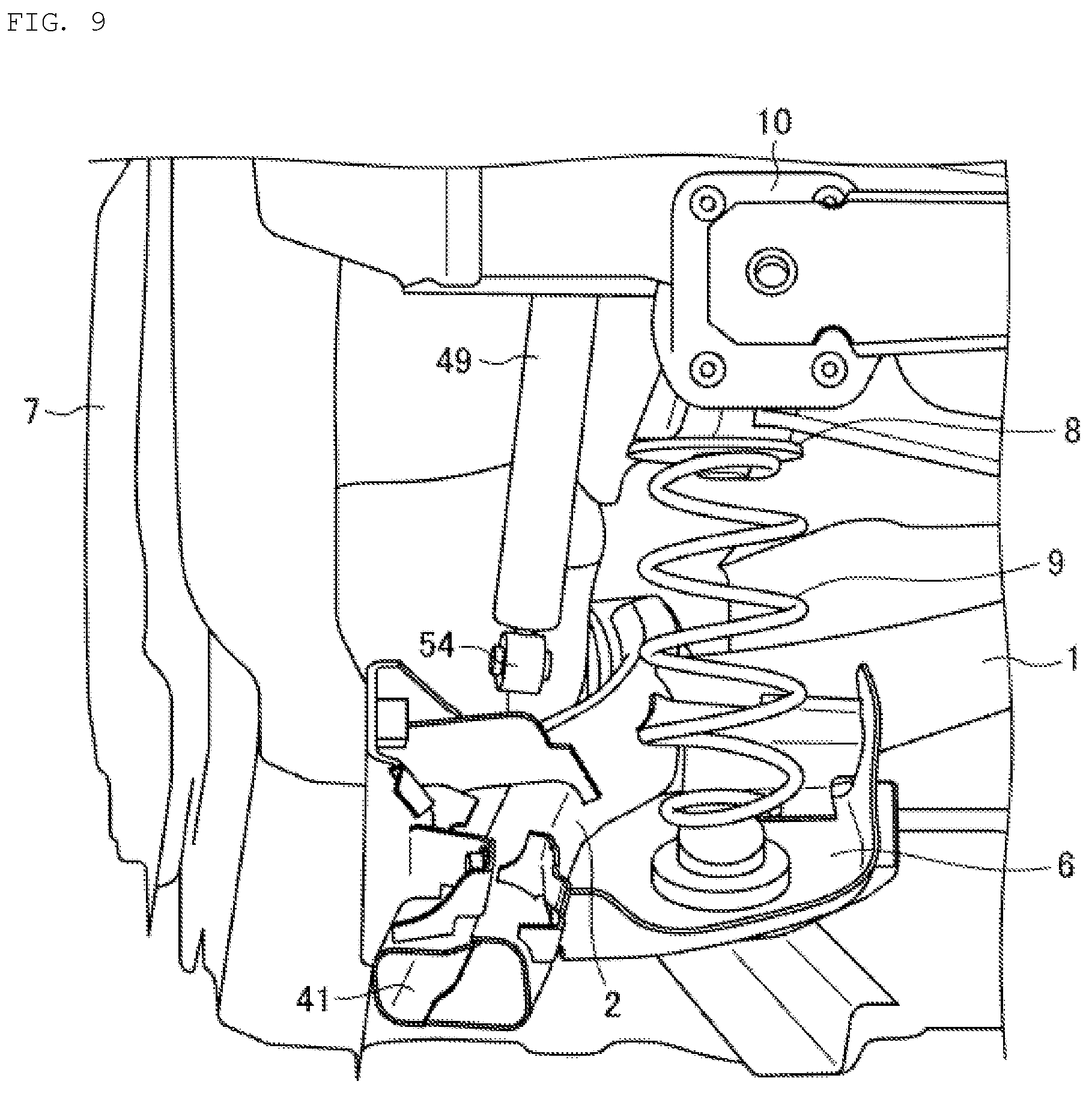 Patent US12134437 Figure 9 – Assembly method and assembly device for suspension device of vehicle and mixed model production line