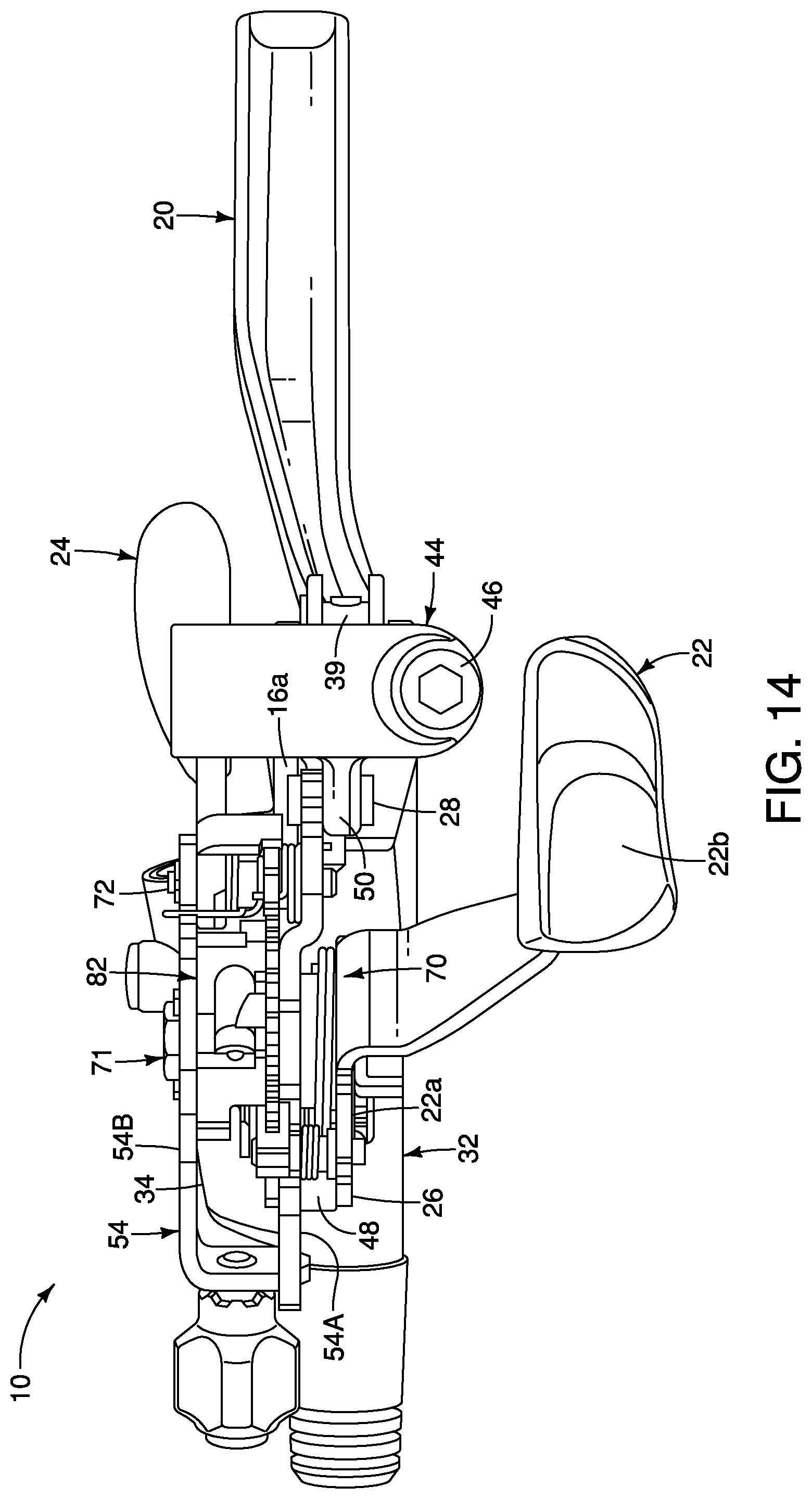 Patent US12134440 Figure 11 – Operating device for human-powered vehicle