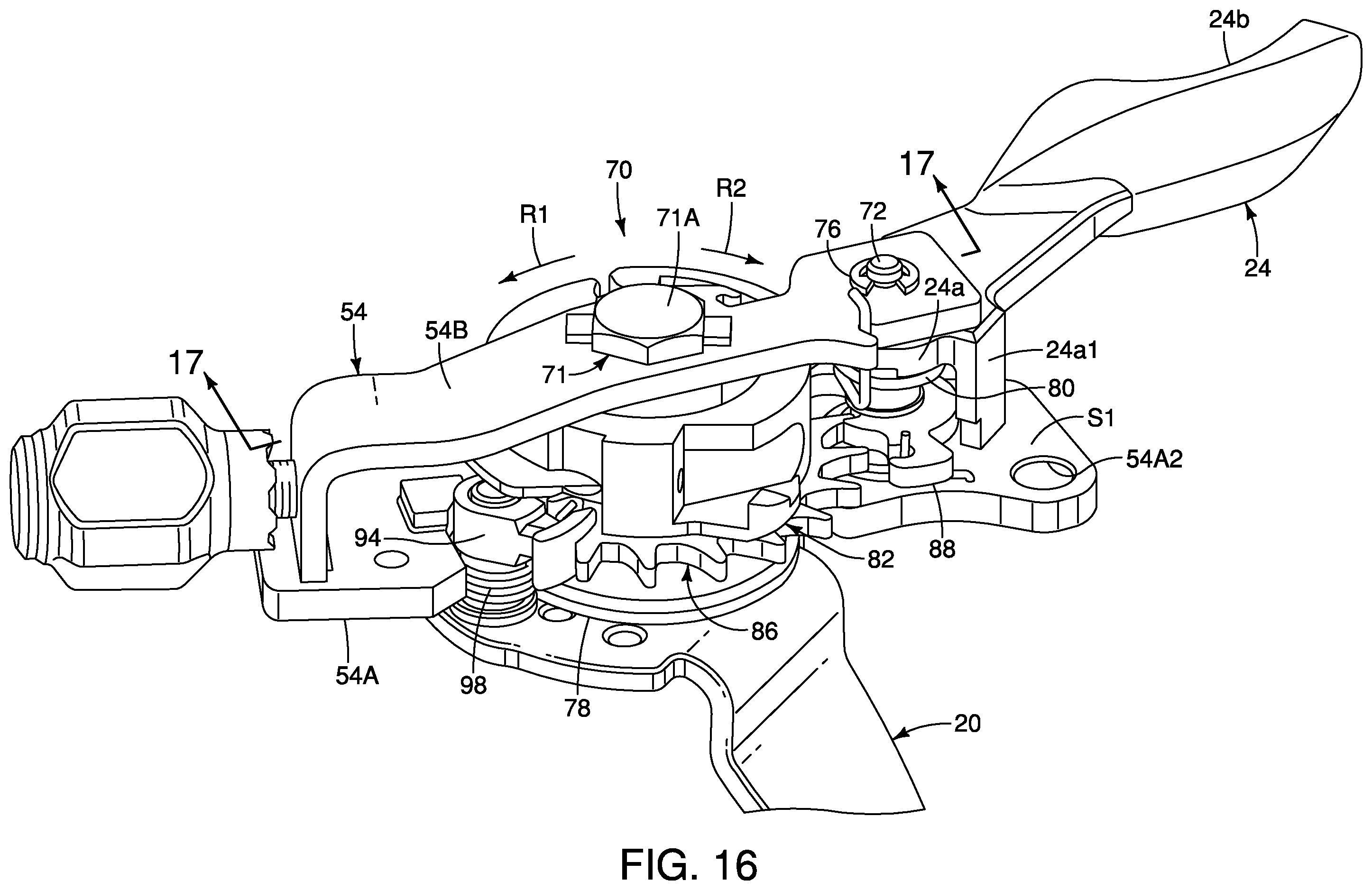 Patent US12134440 Figure 13 – Operating device for human-powered vehicle