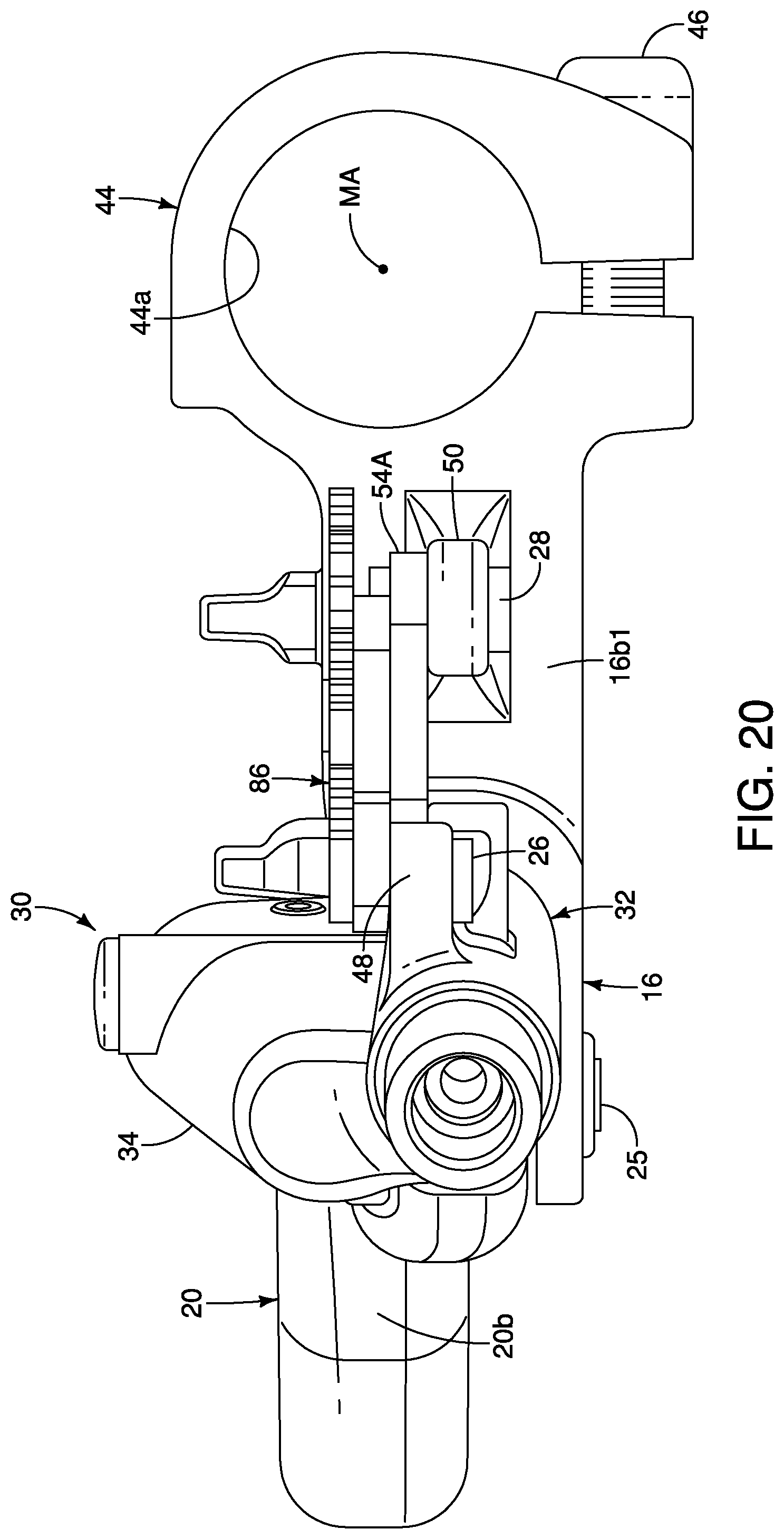 Patent US12134440 Figure 17 – Operating device for human-powered vehicle