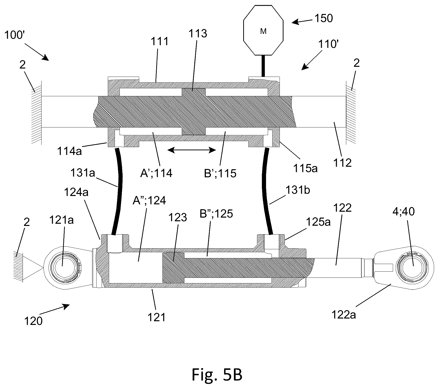 Patent US12134446 Figure 3 – Active roll stabilisation system for vessels