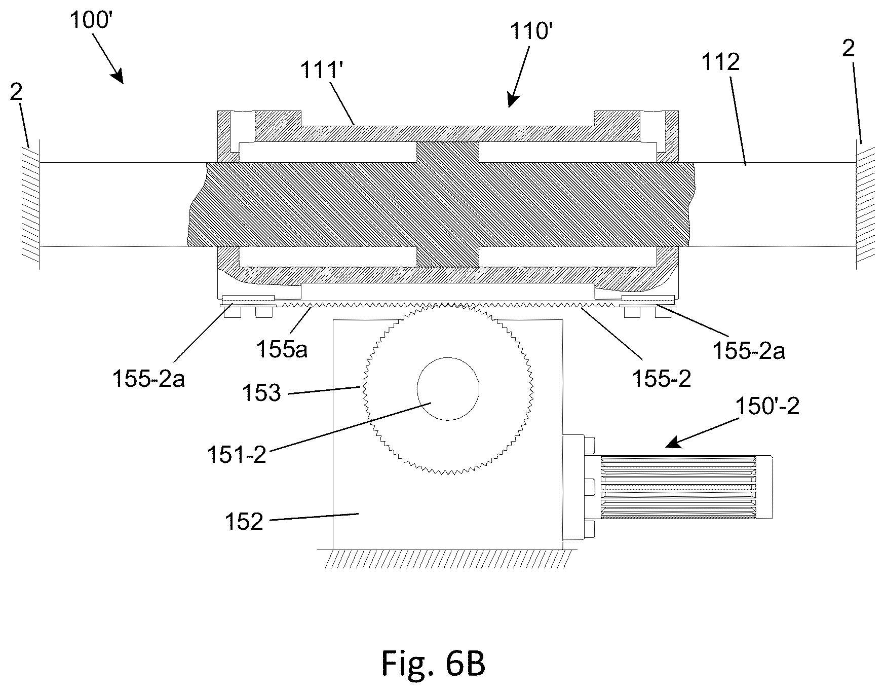 Patent US12134446 Figure 6 – Active roll stabilisation system for vessels
