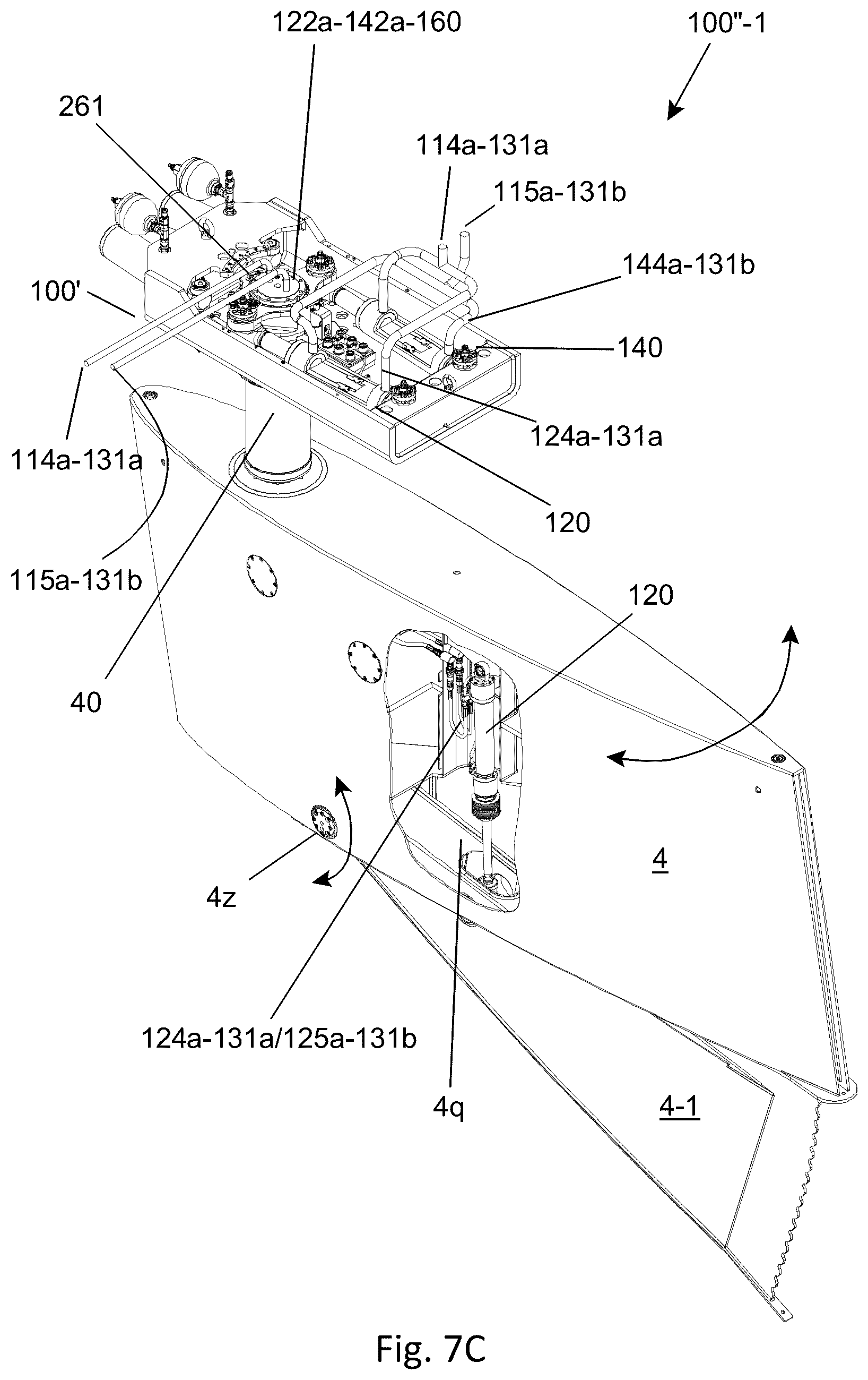 Patent US12134446 Figure 15 – Active roll stabilisation system for vessels