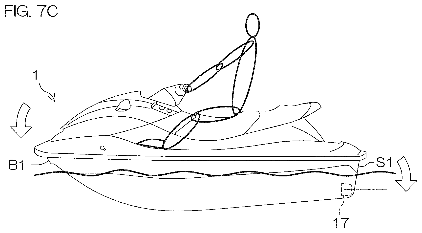Patent US12134447 Figure 8 – Watercraft