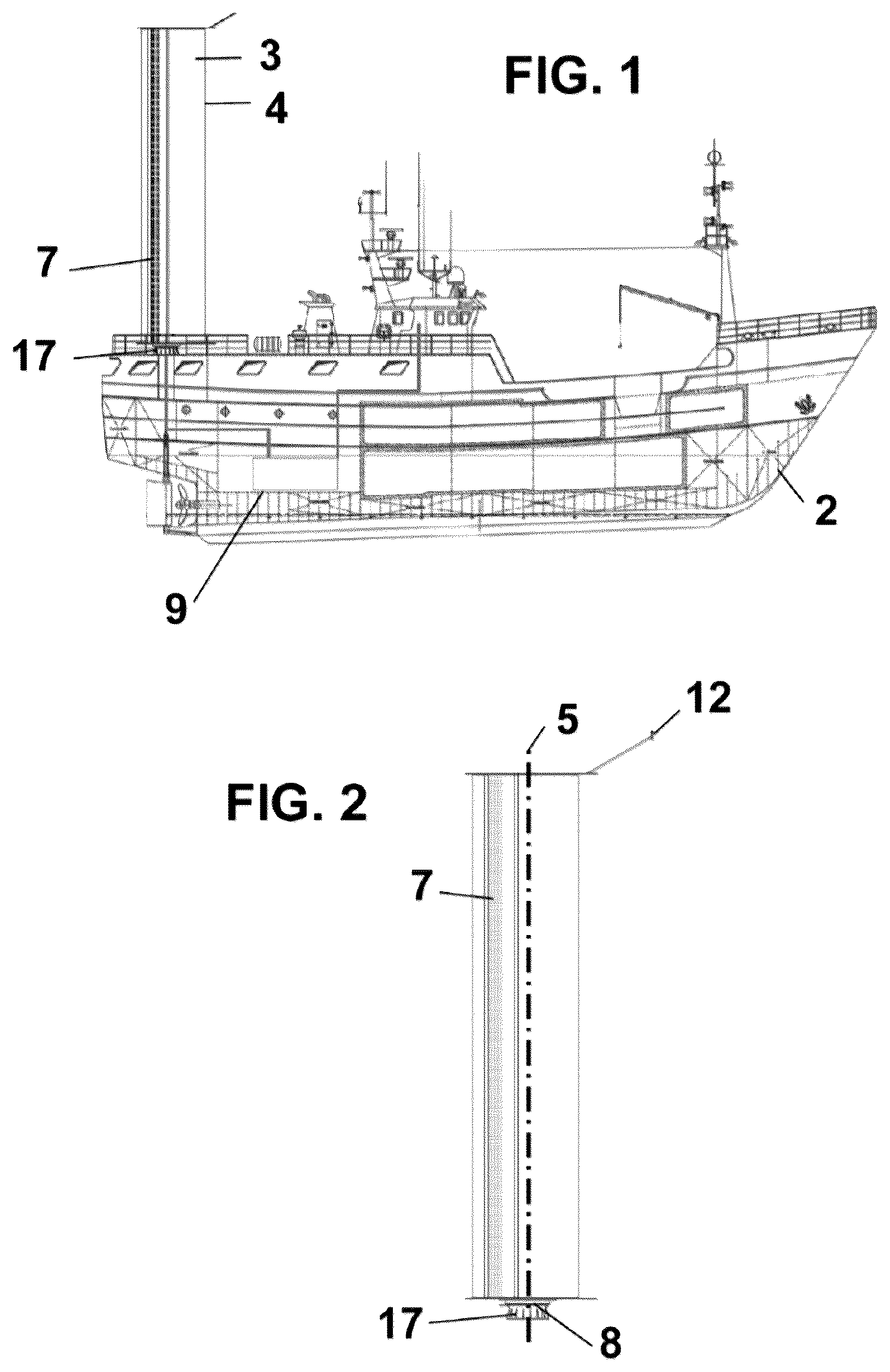 Patent US12134455 Figure 1 – Propulsion system for vessels