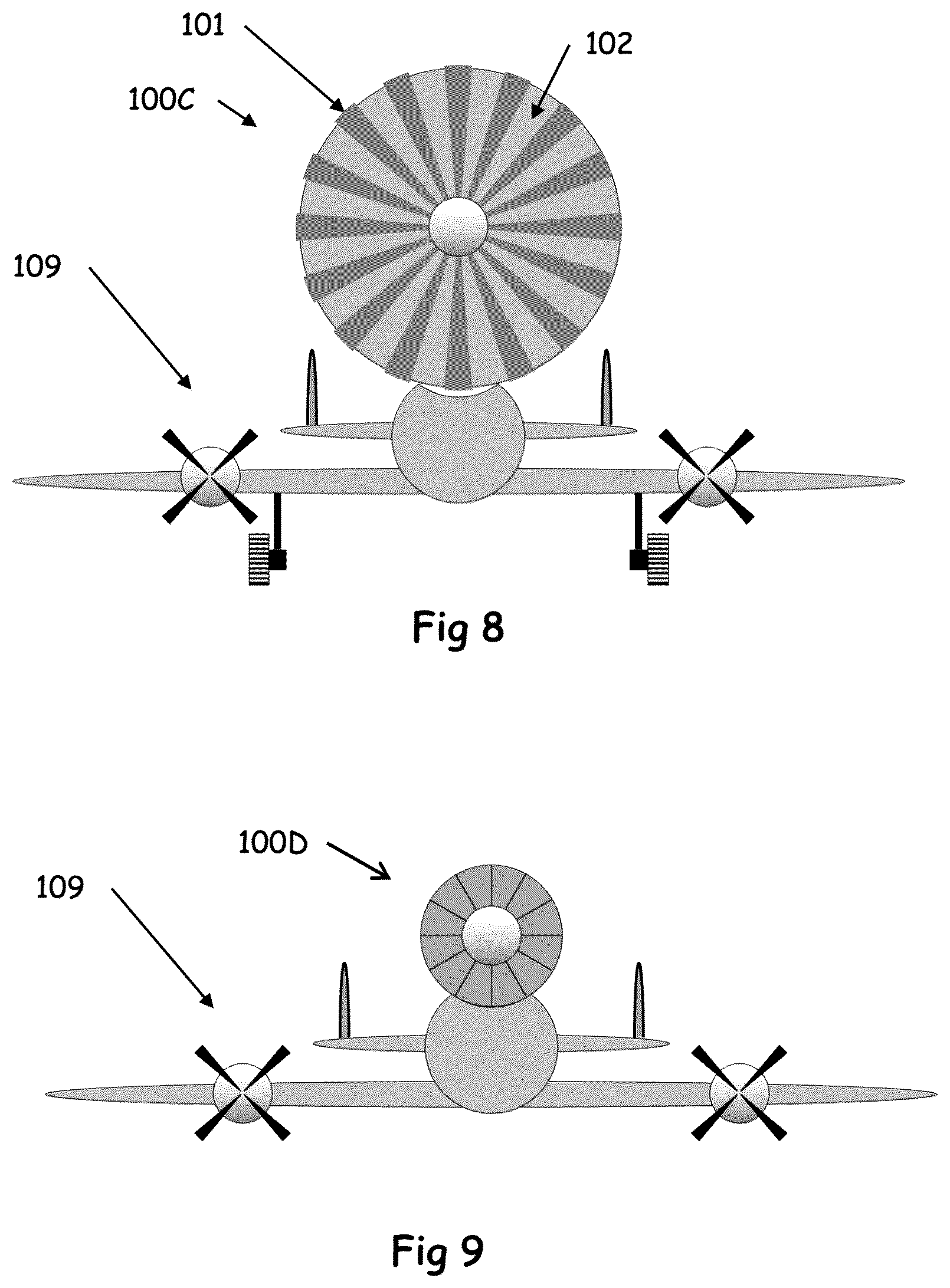 Patent US12134457 Figure 4 – Configurable buoyancy and geometry (CBAG) airship