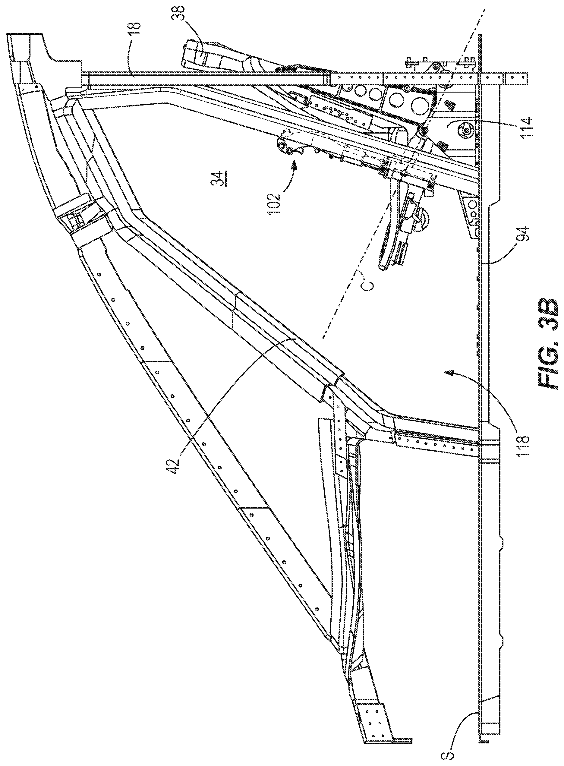 Patent US12134462 Figure 4 – Folding control stick and locking mechanism