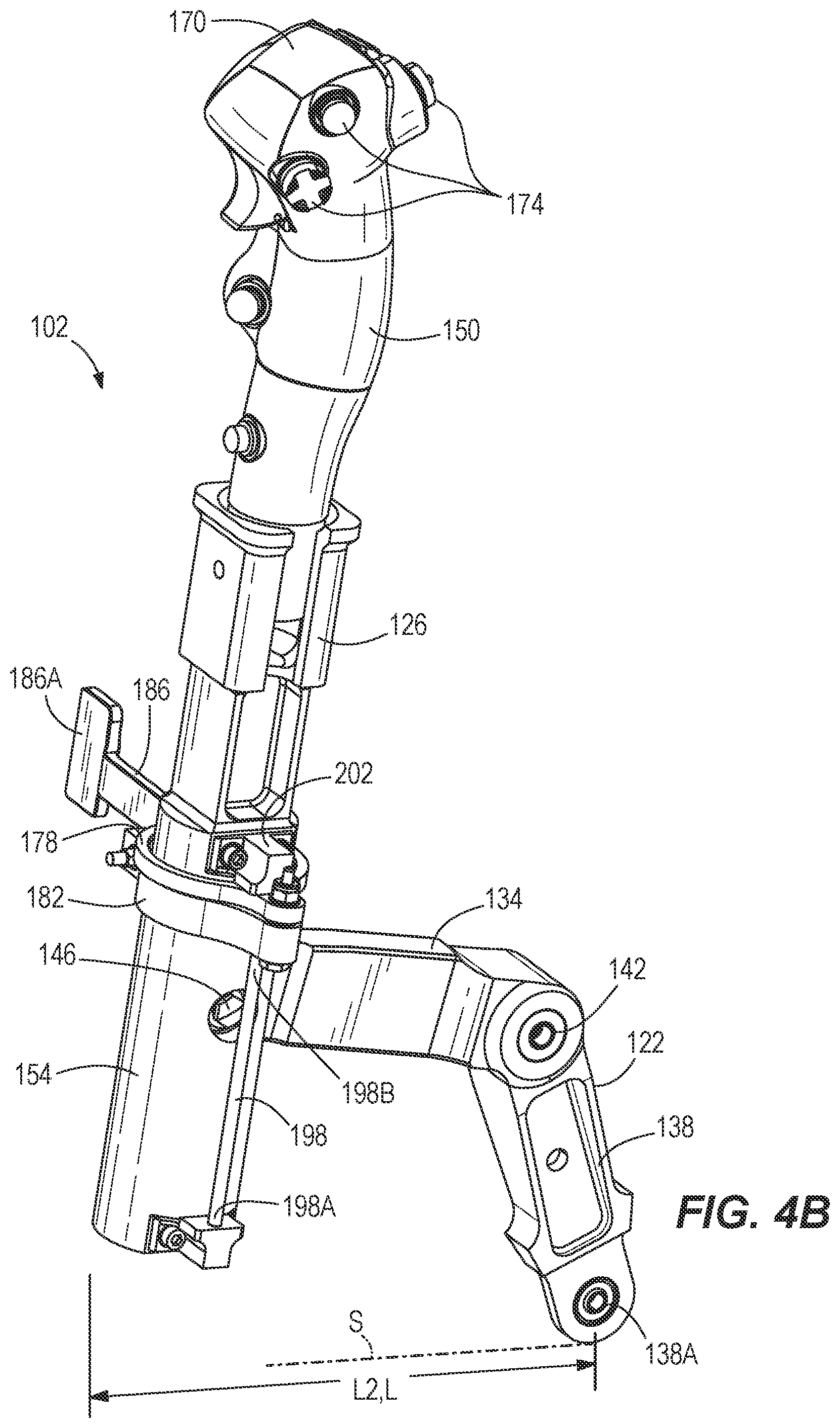 Patent US12134462 Figure 6 – Folding control stick and locking mechanism