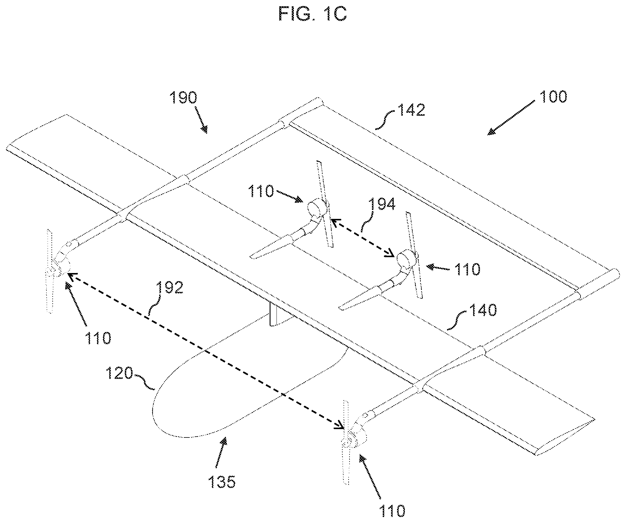 Patent US12134467 Figure 3 – Dual-state rotatable propulsion system