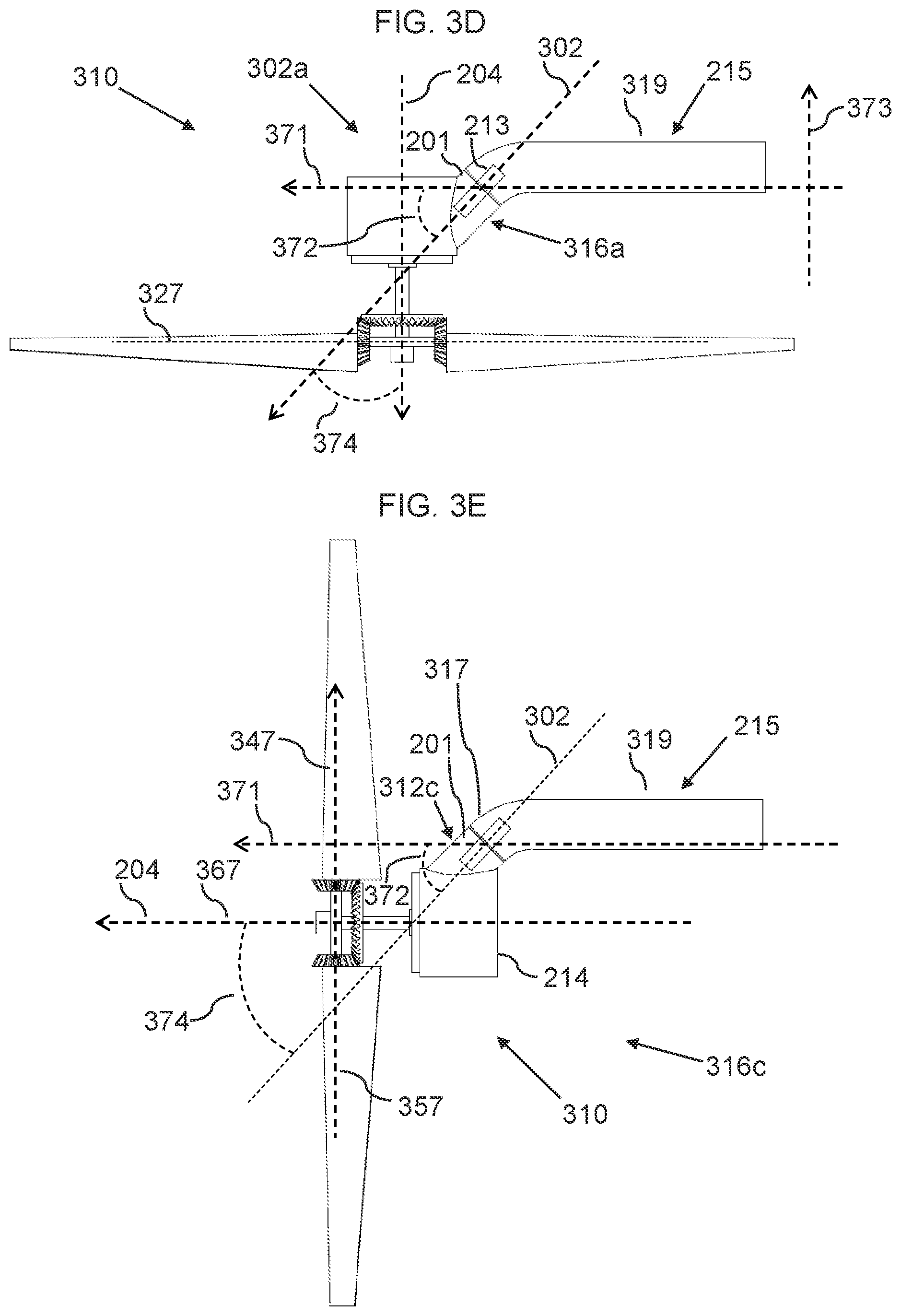 Patent US12134467 Figure 6 – Dual-state rotatable propulsion system